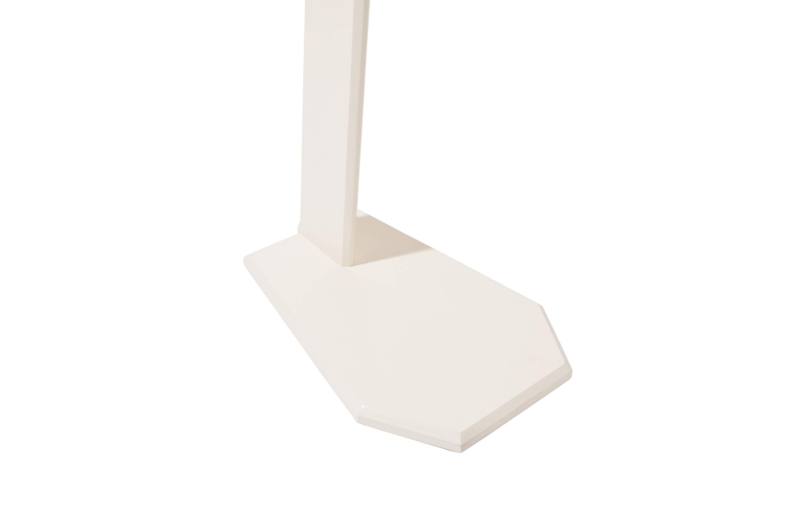 Ruach GS-5 - Supporto in legno per chitarra acustica, elettrica e basso, colore: Bianco