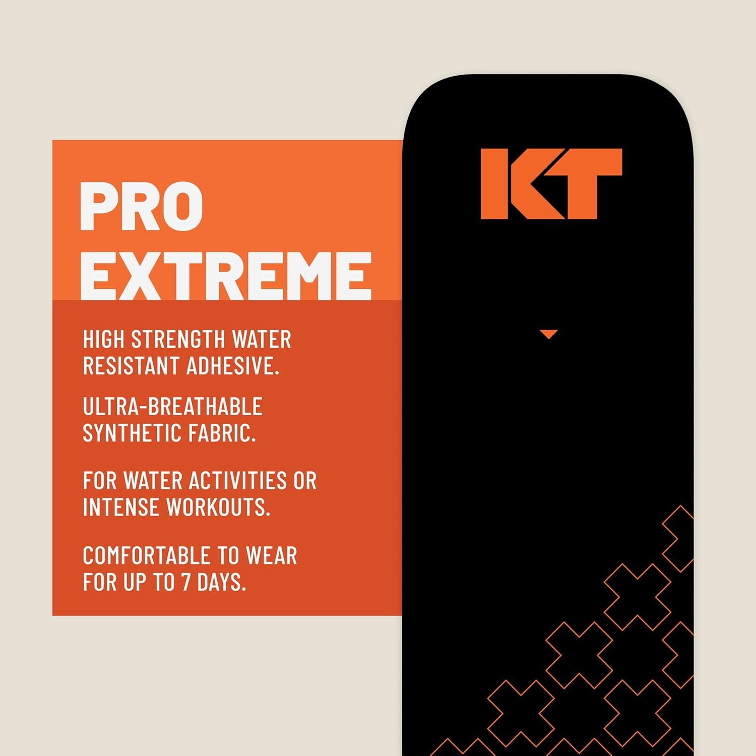 KT Tape Pro Extreme - Cinta Deportiva para kinesiología elástica terapéutica, 20 Tiras precortadas de 10 Pulgadas, 100% sintética Resistente al Agua Transpirable, Pro y Olympic Choice, Sonic Blue