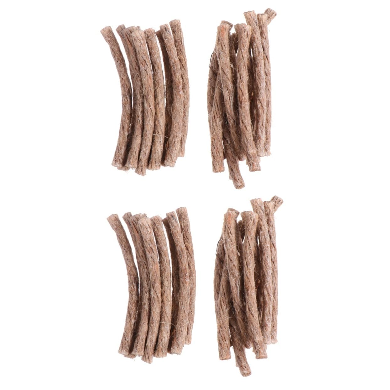 Toddmomy 2sets Lightweight Cord Fire Starter Camping Tool Survival Matches Rope 20pcs*2