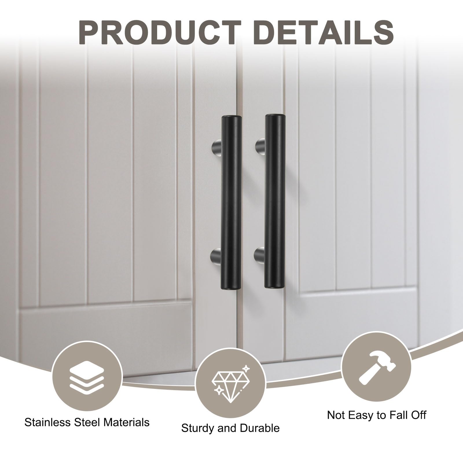 M METERXITY 6-Pack Cabinet Pulls Knobs - Image 2