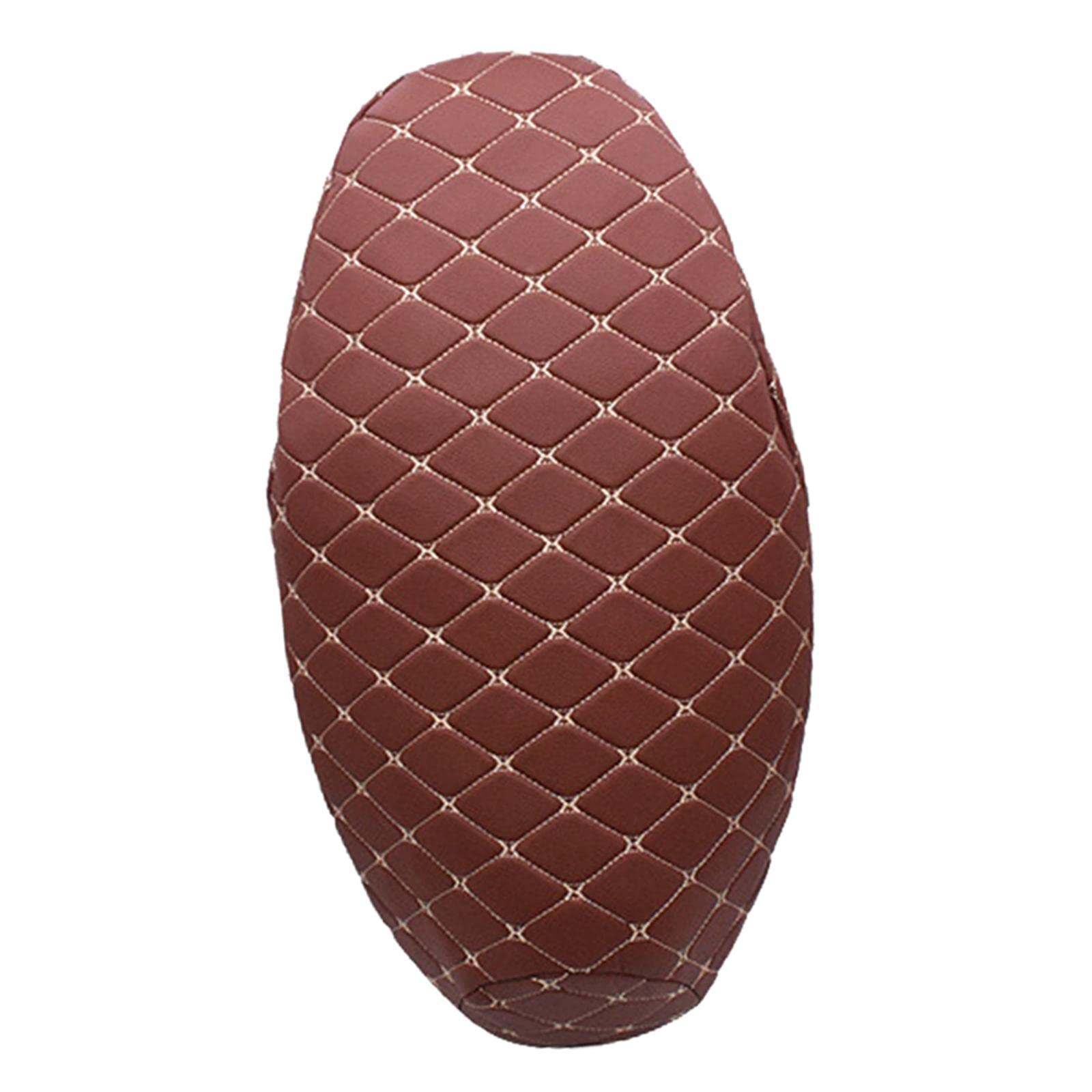 Fundas universales para asiento de moto, funda para cojín de asiento de motocicleta para exteriores, marrón L