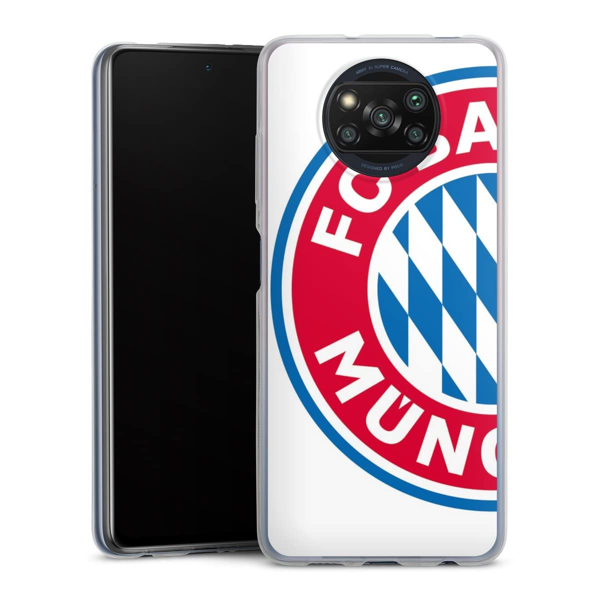 Custodia di silicone compatibile con Xiaomi Poco X3 nfc Custodia trasparente Cover per smartphone trasparente Ice hockey Sport Hobby