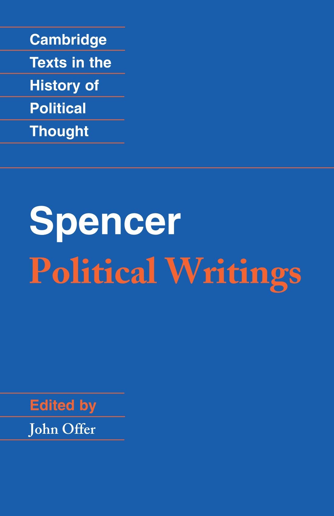 Spencer: Political Writings, Spencer, Herbert 9780521437400 Free Shipping<-