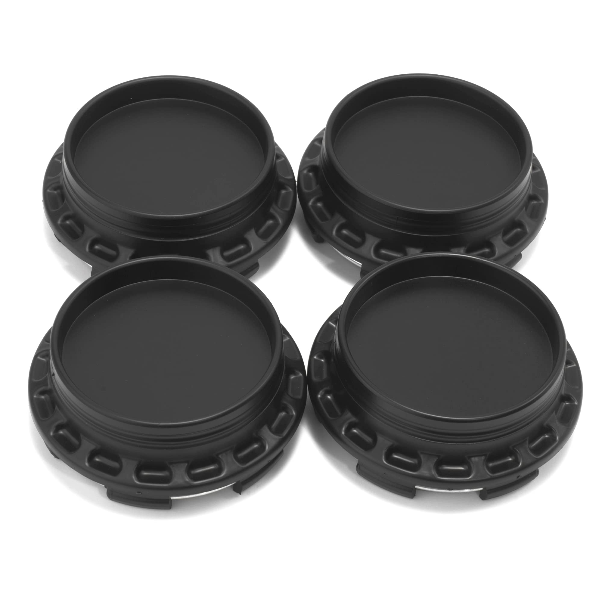 RhinoTuning 4 PCS 67 mm Wheel Center Caps Compatible With GT30 GT-V GTC GTS GTM GTF RE30 19" TE37 18" & 19" CE28N, OD: 2.64 in / 67 mm ID: 2.44 in / 62 mm Black Hub Caps Wheel Trims