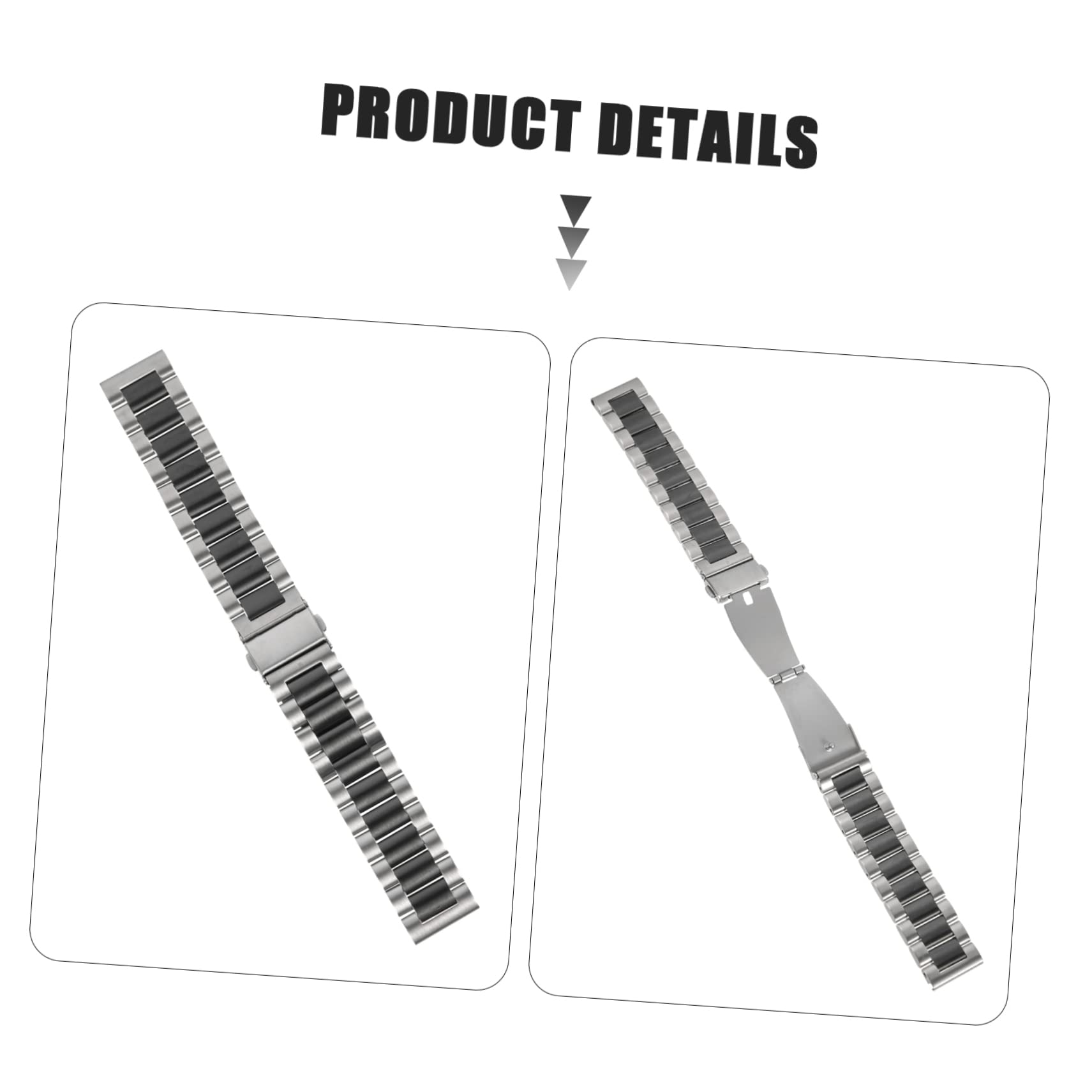 Gatuida 4 Pièces Bracelet De Remplacement Reloj Inteligente Para Hombre Bracelet De Montre En Acier Inoxydable Pour Homme Bande En Acier Inoxydable Pour Femmes Miss Bracelet Intelligent
