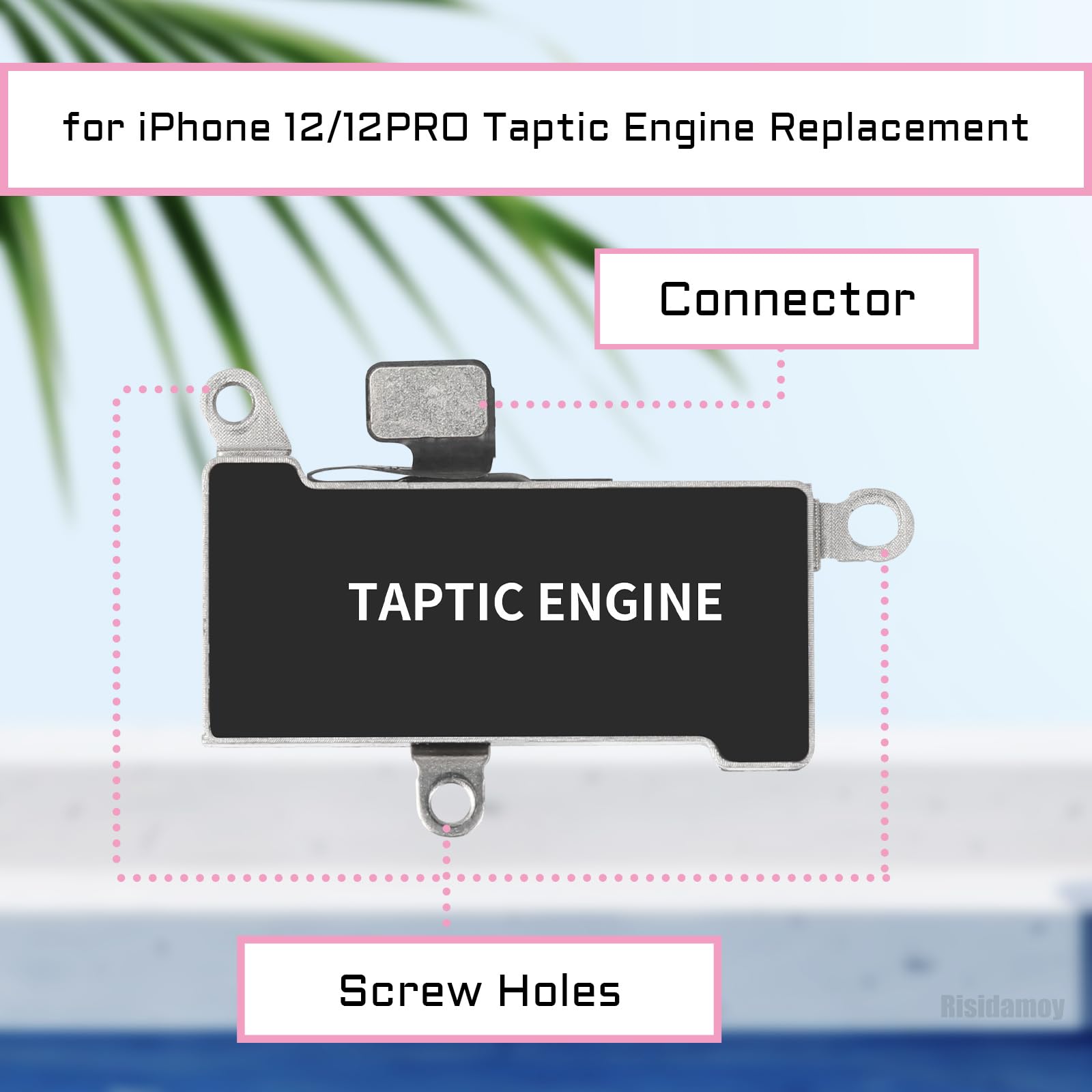 Amazon.co.jp: Risidamoy iPhone 12用垂直タプティックエンジン交換用