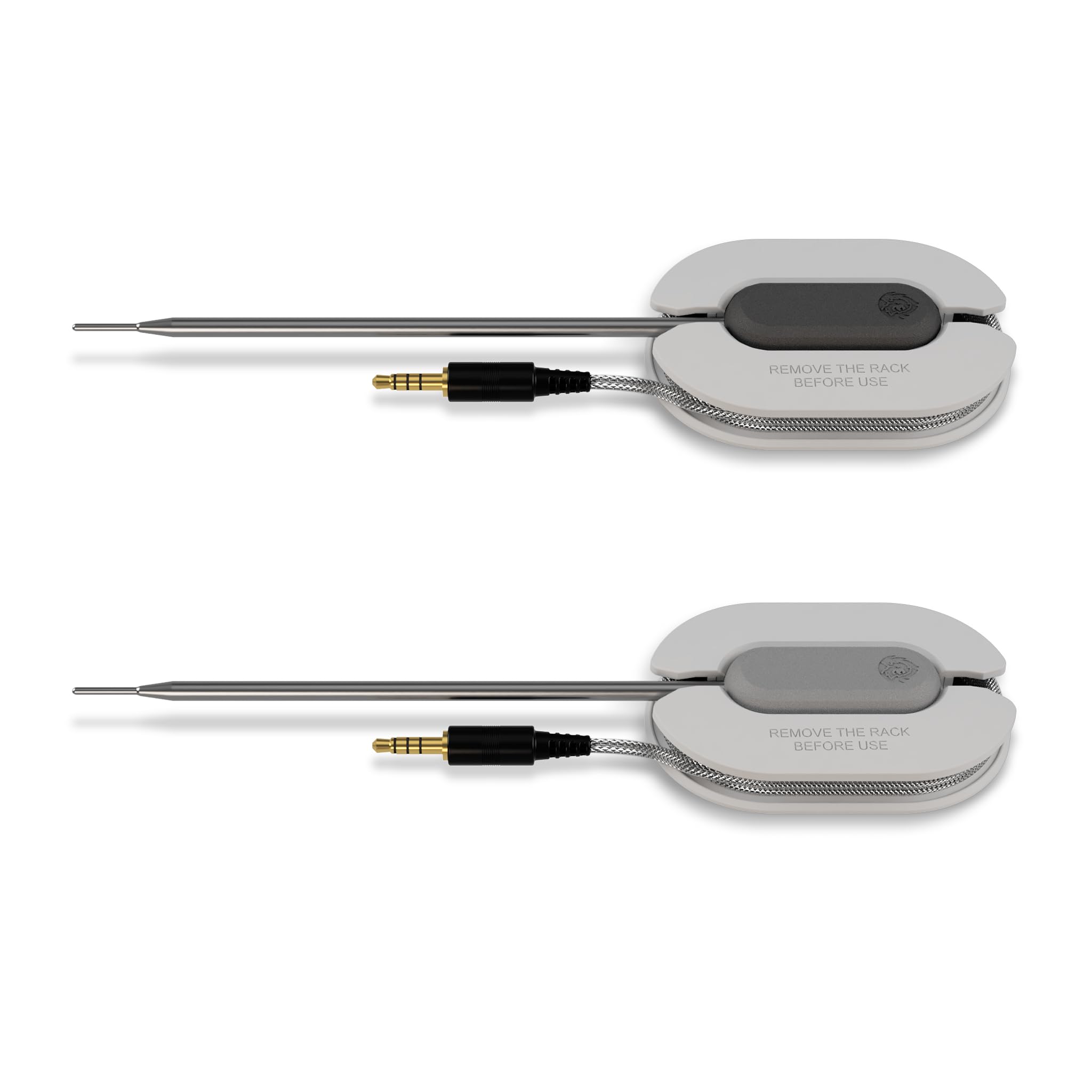 BURNHARD® Einstich-Temperatursonden 2-tlg., präzise Kerntemperaturmessung | LED-Display-Anzeige, ideal für Fleisch & Fisch, speziell für GRANT