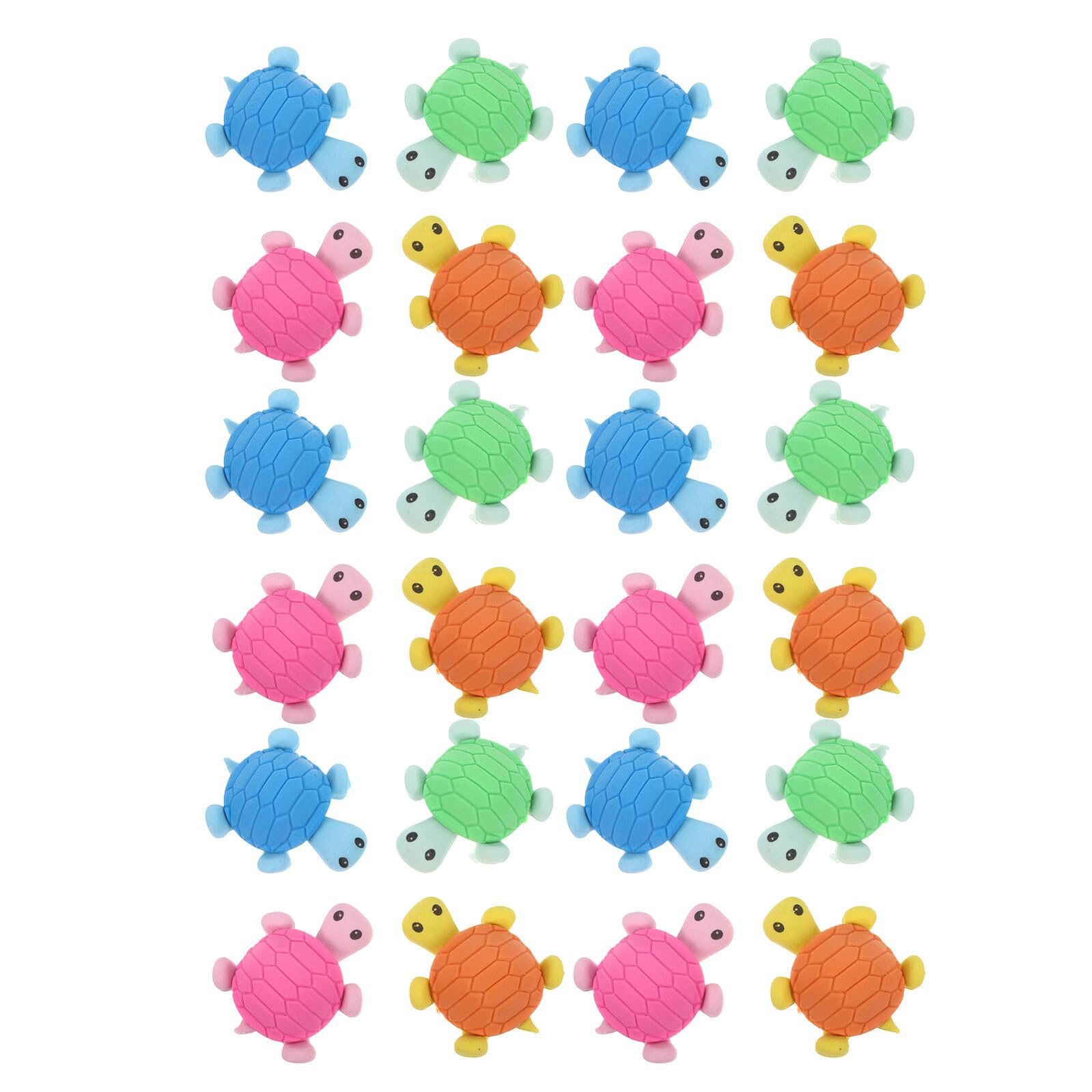 Hemobllo 36 Gomme da Cancellare a Forma di Tartaruga per Set di Gomme per Studenti Animali da Scrivania Colorate per Scuola e Bomboniere e Compatte per Astuccio e Viaggio
