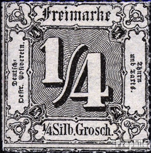 Prophila Collection Thurn Y Taxis 52 Ejemplar Normal Usado 1866 Cifra Sellos Para Los D 579712