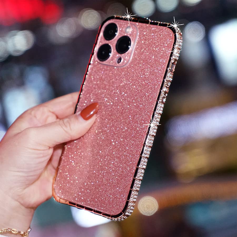 YUXING Cover Transparente Glitter per Honor X7a, Ragazze Donna Flora