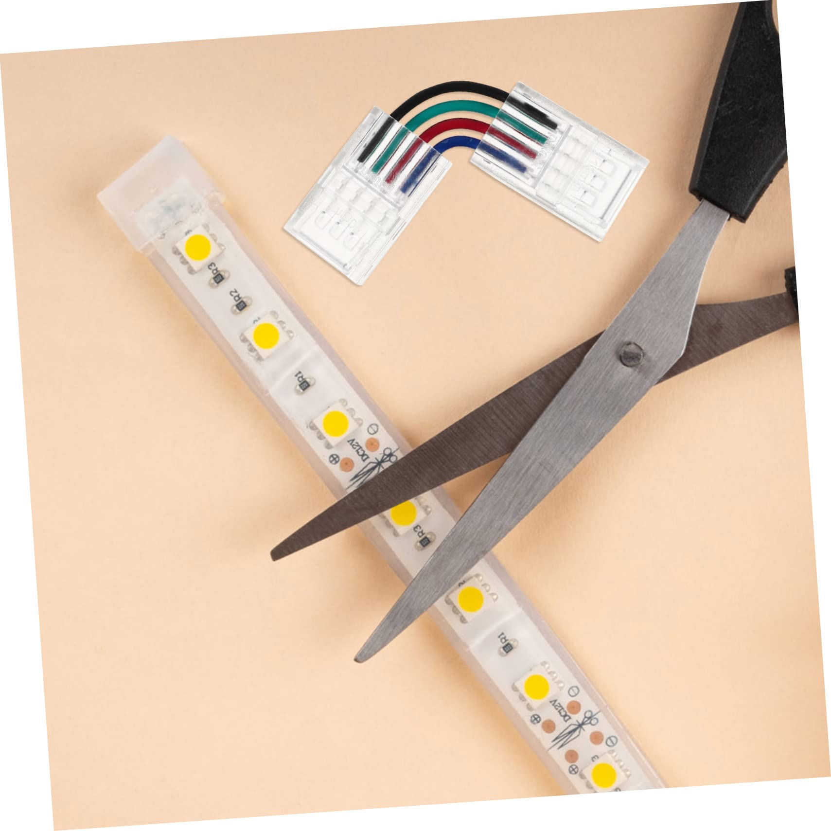 Amosfun 3sets Streifen Licht Adapter Streifen Lichter Anschlüsse Für Verwenden 10 Stücke * 3
