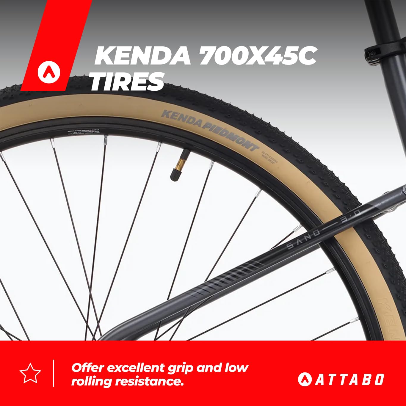 ATTABO SANO koła 3,0-28", rama 20" – męski rower MTB/Trekking Crossrad, aluminiowa rama 6061, SR Suntour SF20 NEX, widelec Shimano 24-biegowy, hamulce MT-201