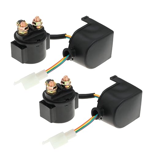 Miniatura 3 de Relé de arranque de solenoide para motor GY6 de 4 tiempos, 50 cc, 70 cc, 90 cc, 100 cc, 110 cc, 125 cc, 150 cc, 200 cc, 250 cc, para Honda para