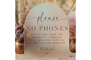 1801&Co. Unplugged Ceremony Sign - Embrace the Moment