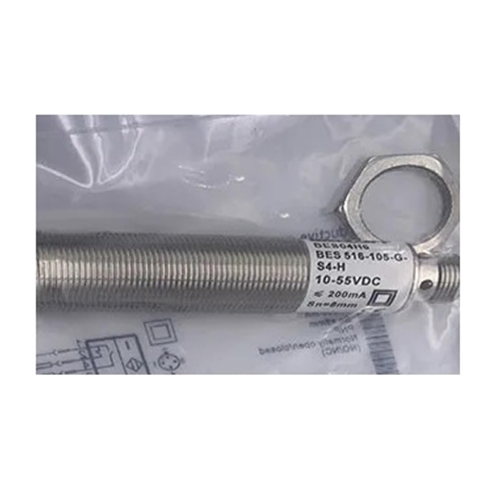 Capteur inductif BES516-105-G-S4-H boîtier laiton renforcé