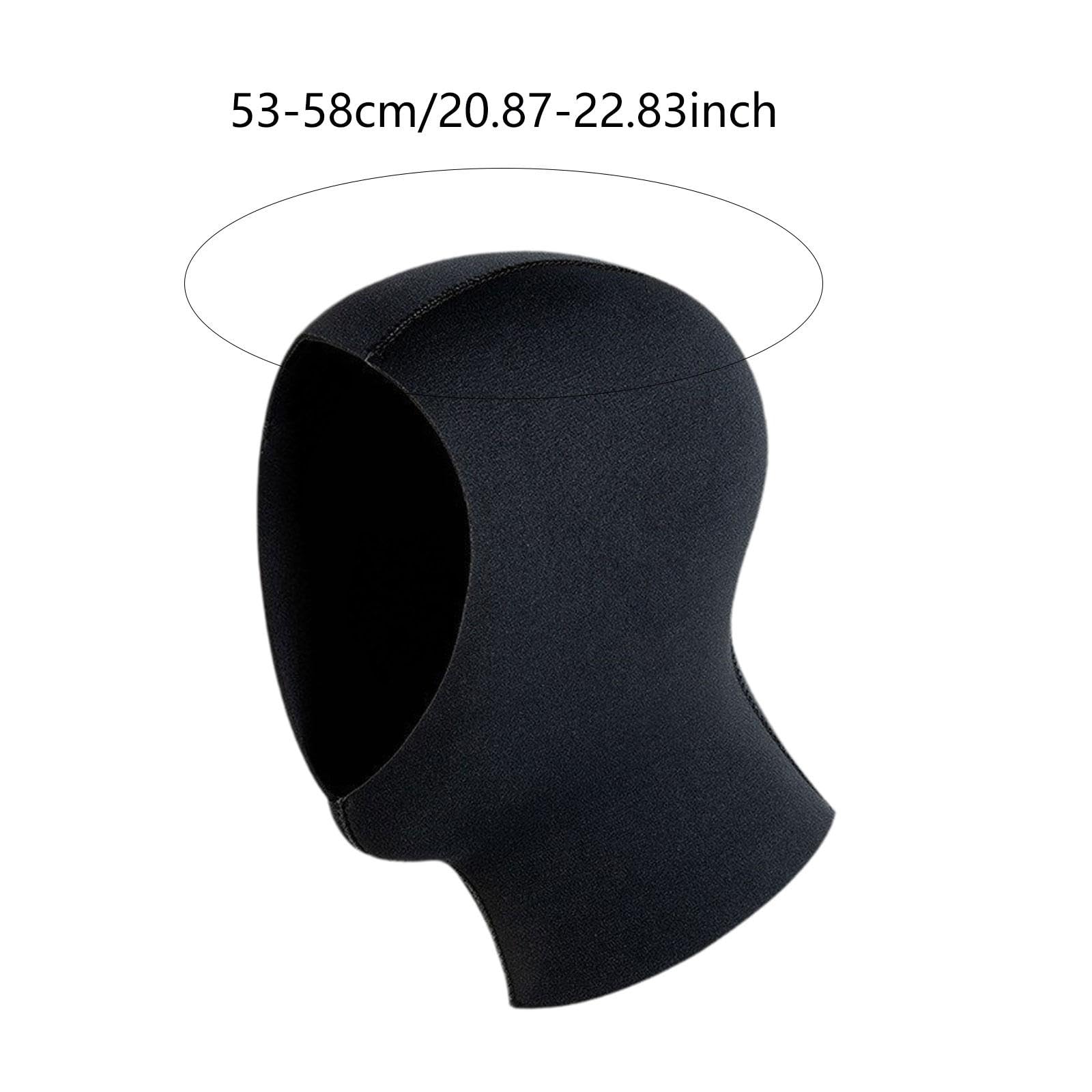 rockible Cappello da Sub, Cappuccio in Neoprene per Muta, Cuffia Termica per Immersioni, Copricapo per Nuoto Subacqueo