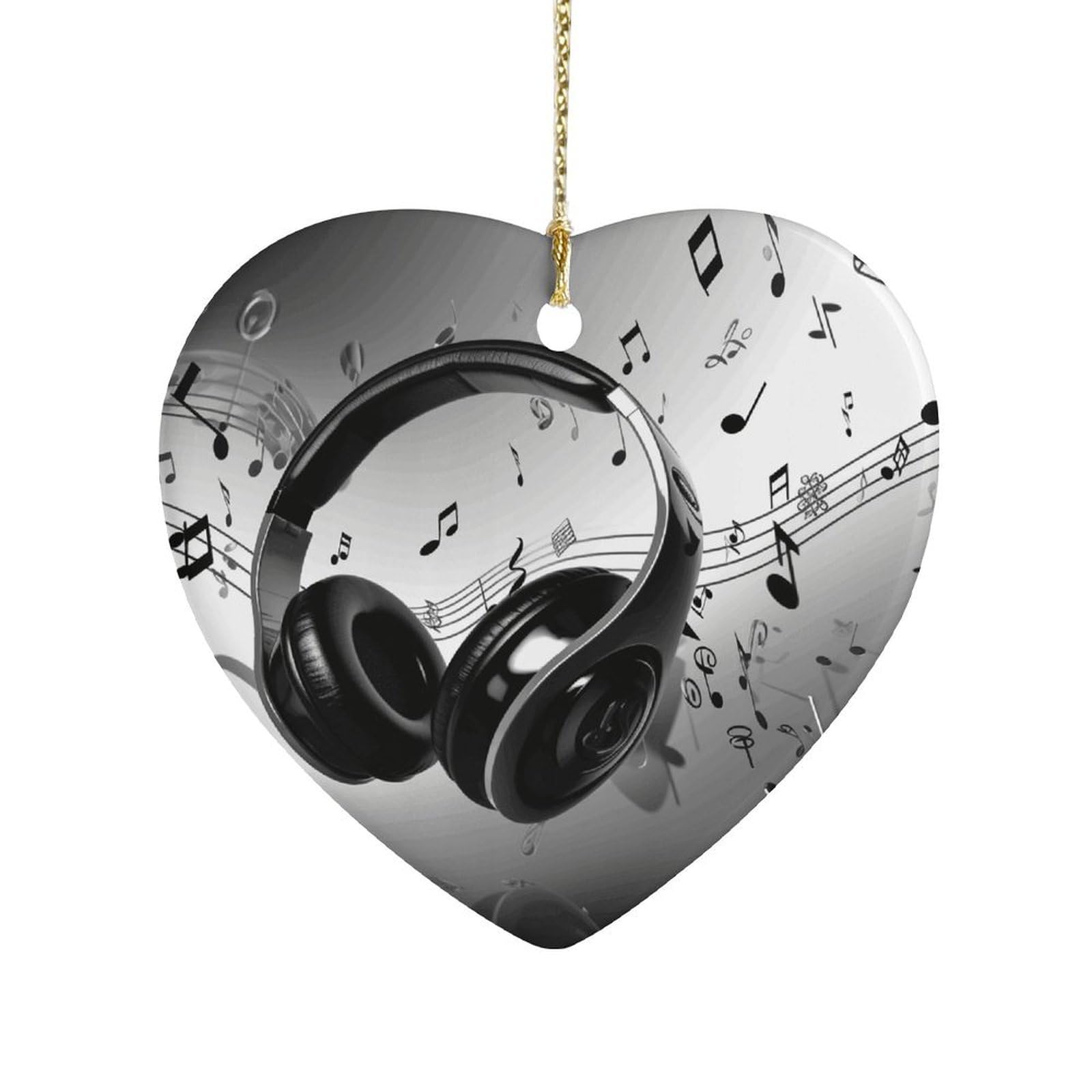 Fekiloot Style Music Ceramic Ornament Home Decor Keepsake