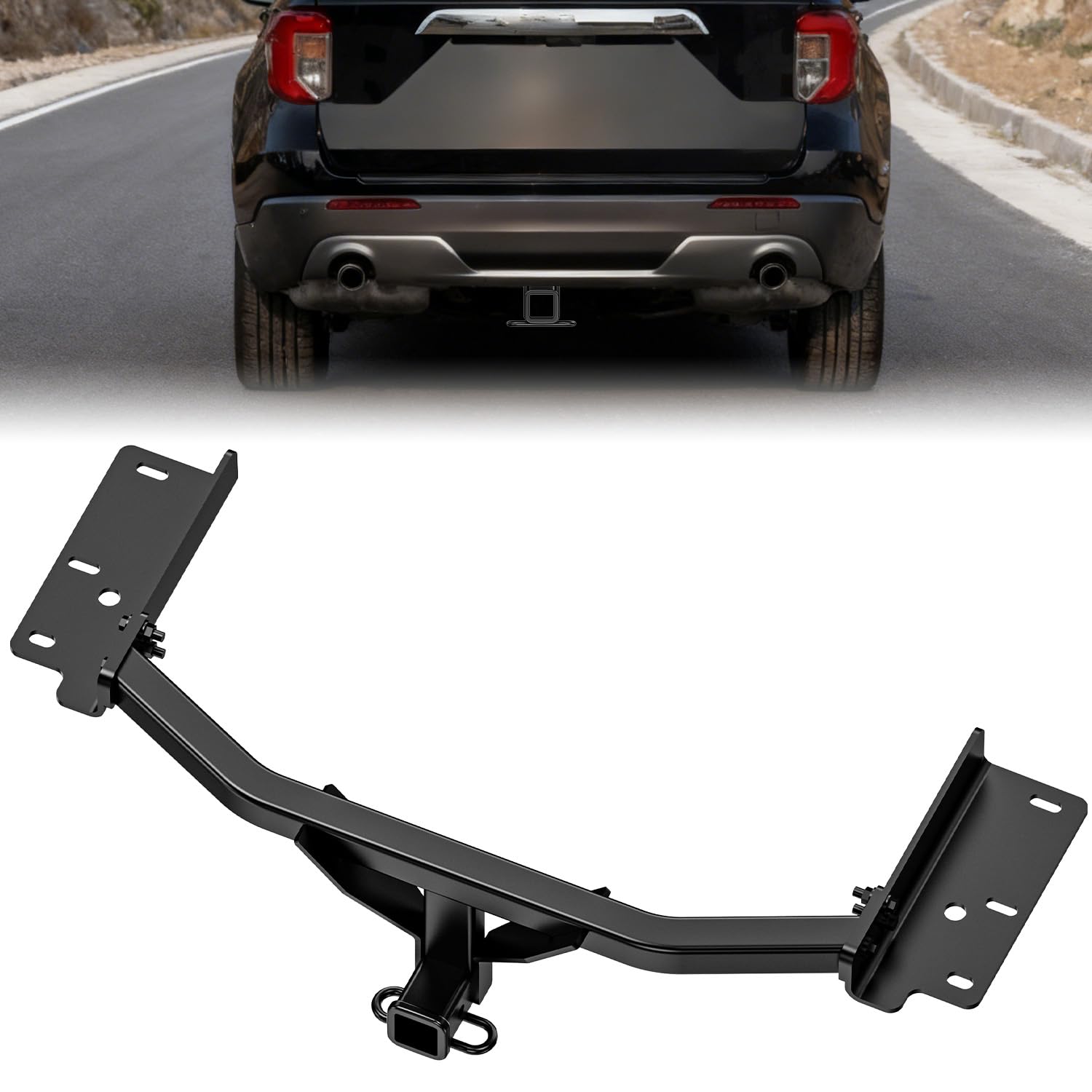 Nilight Trailer Hitch 2" for 2020-2026 Ford Explorer Lincoln Aviator