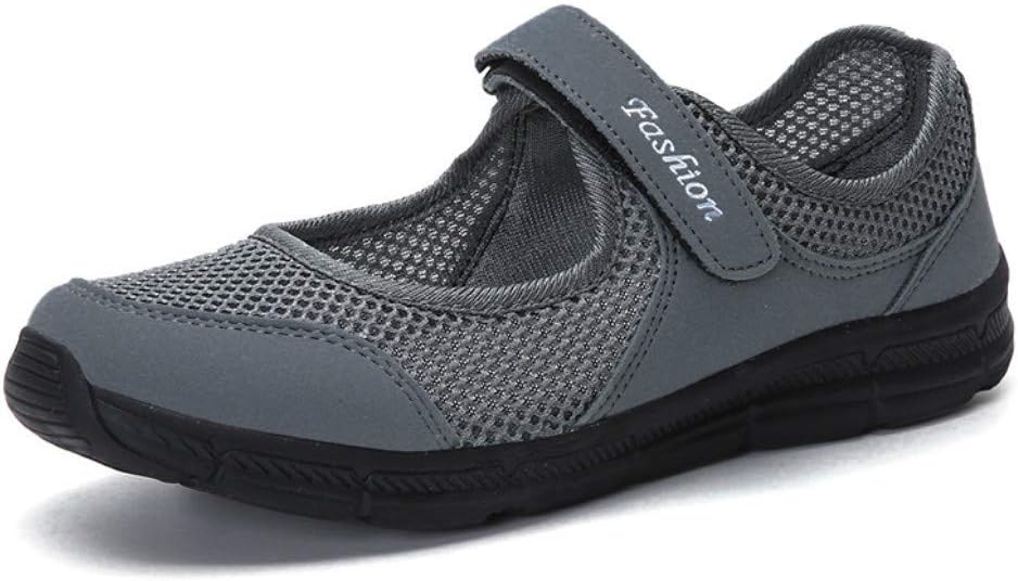 Women's Breathable Mary Jane Walking Shoes Lightweight Lady Casual Sneakers Non Slip Flat Shoes