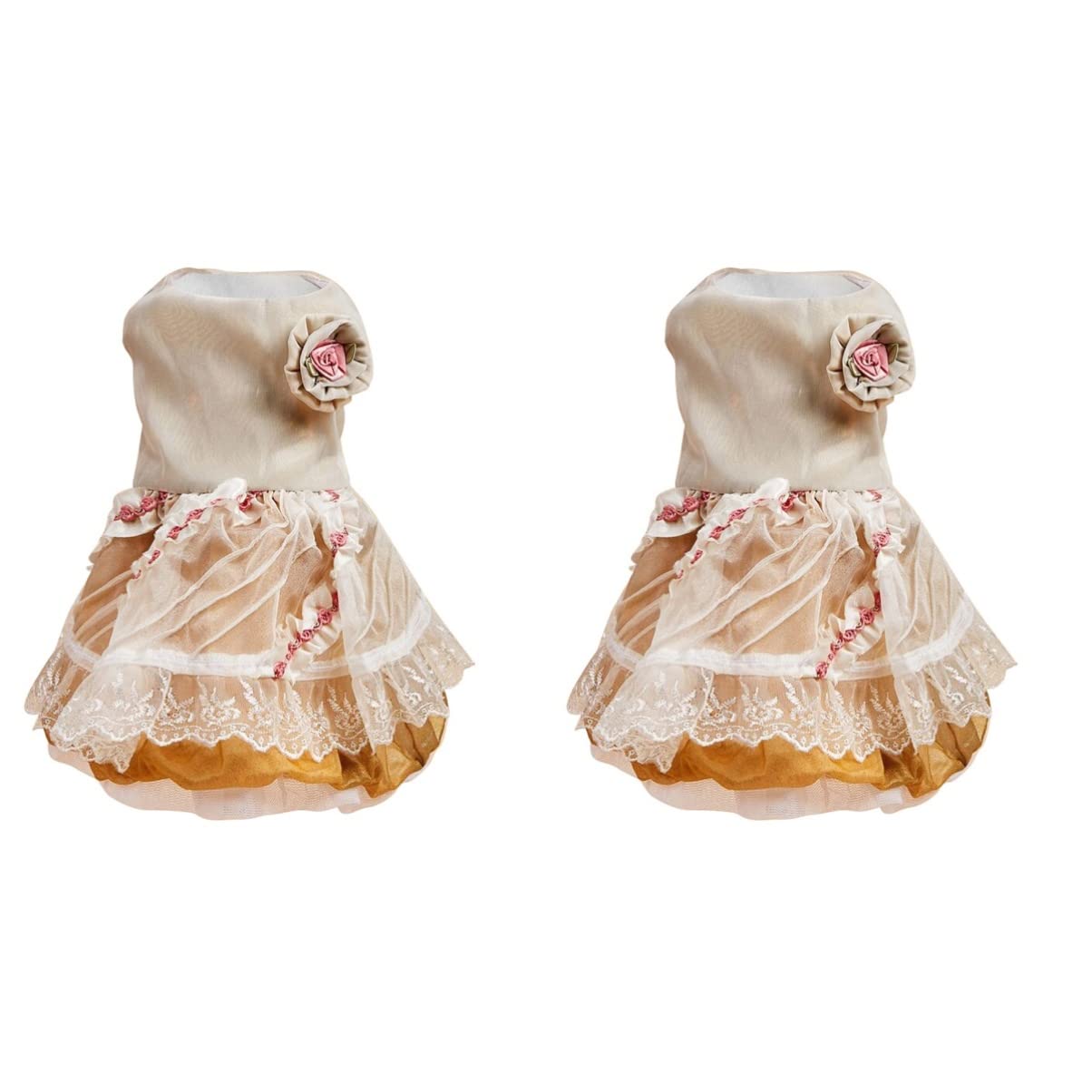 Robe florale pour animaux de compagnie jupe pour chien de fête mariage