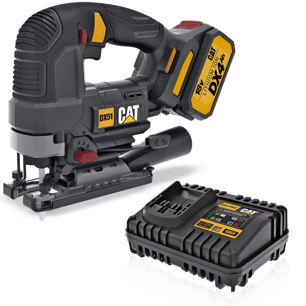 CAT DX51BC 18Volt 2.0Ah Li-ion Tek Akülü Profesyonel Kömürsüz Dekupaj Testere