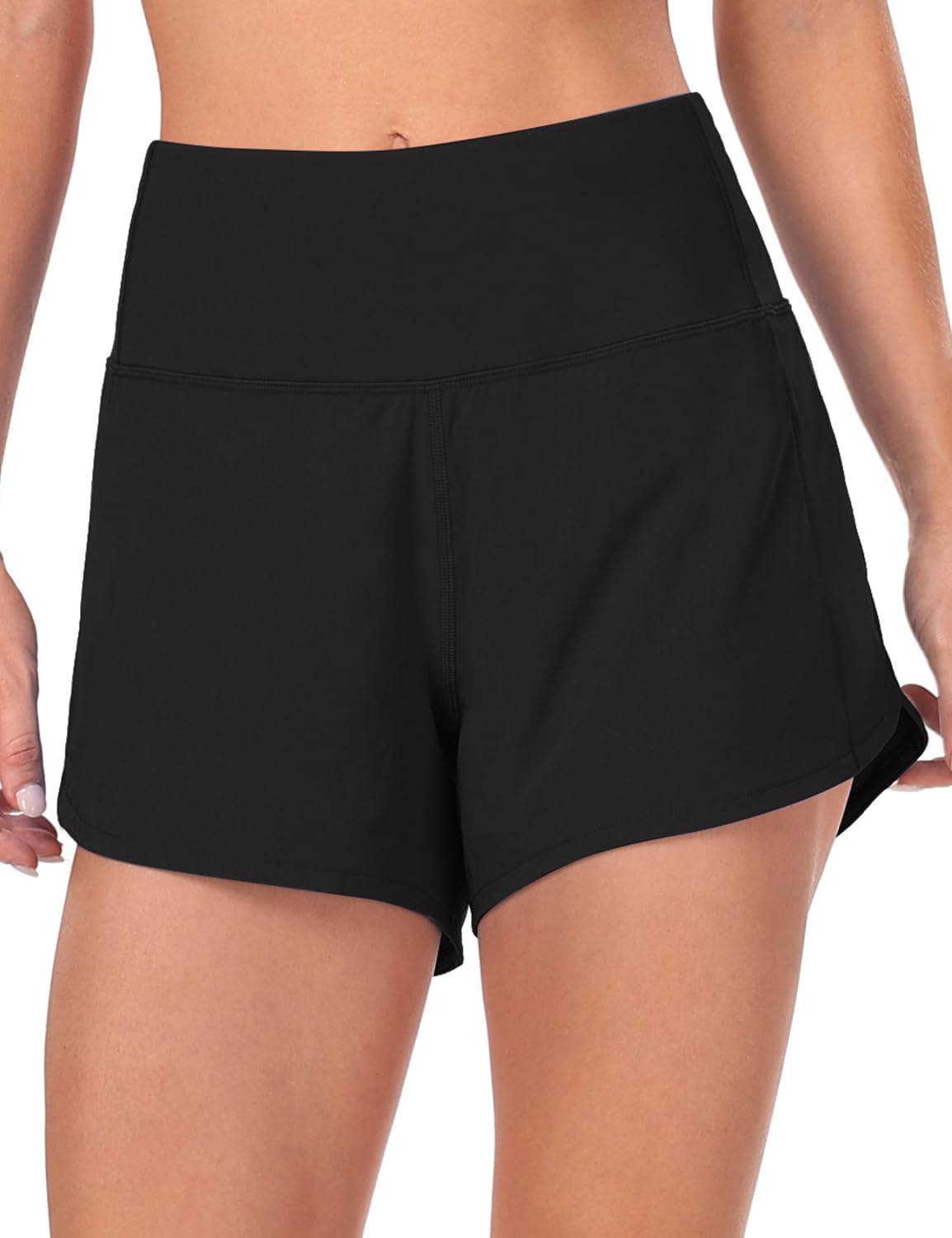 Amazon.com: HeyNuts Focus Running Shorts for Women, High