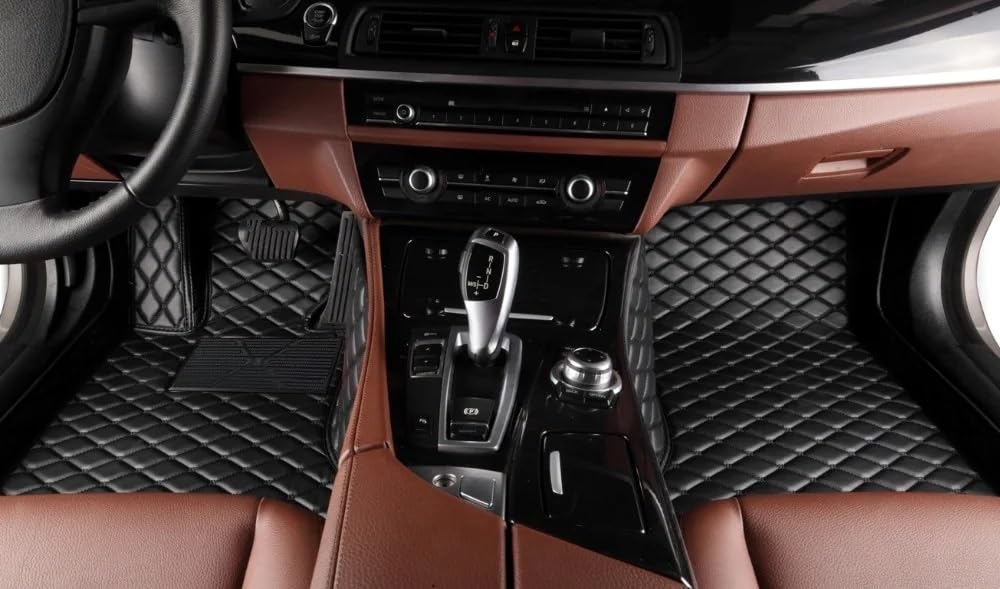 Fußmatten Für A1 8X1 2 Türen 2011-2015 8XA 8XF 4 2015-2018 Innen Maßgeschneiderte Auto Fußmatten Zubehör teppichAuto(Black)