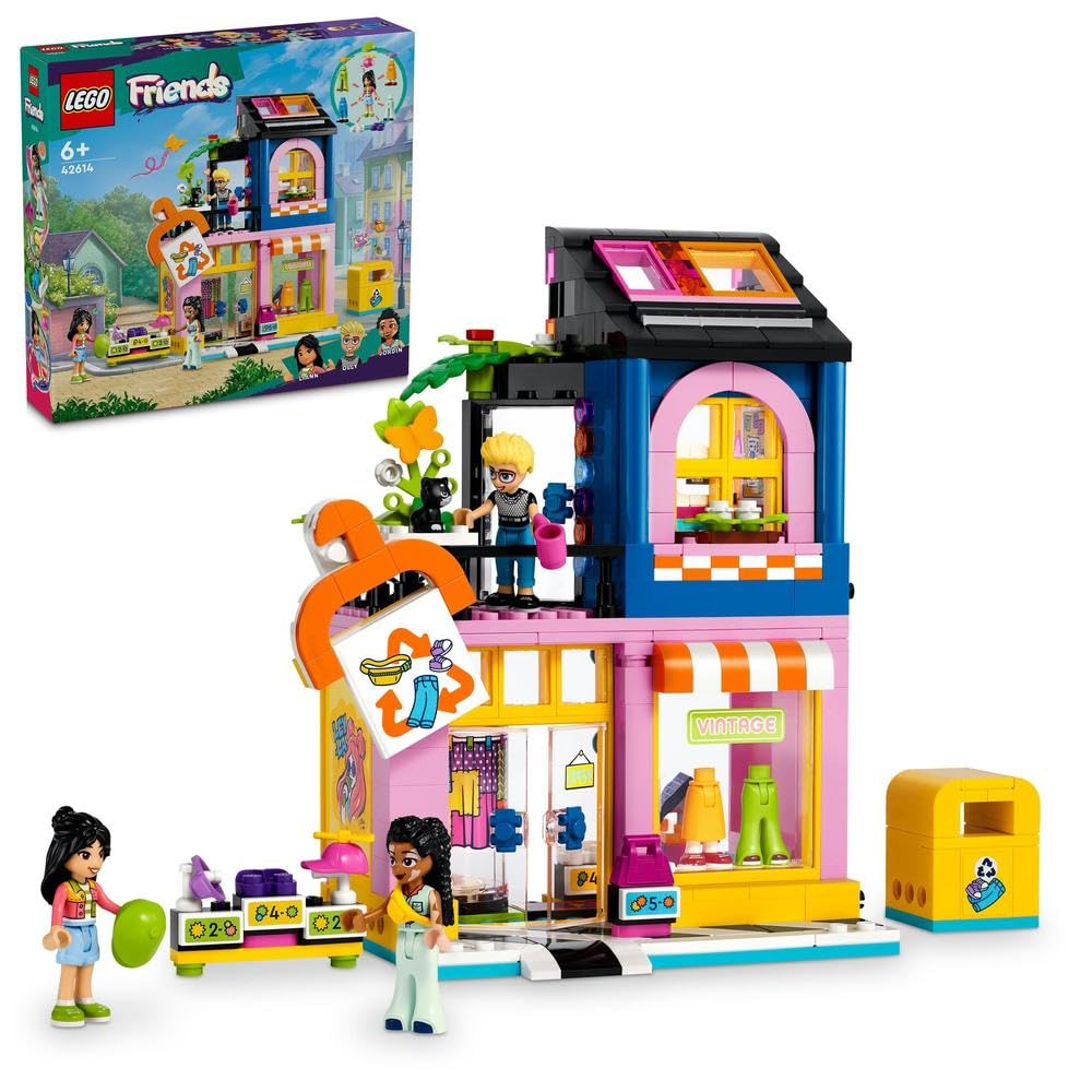 Legofriends Vintage Fashion Store Buildable Toy Shop For Plus