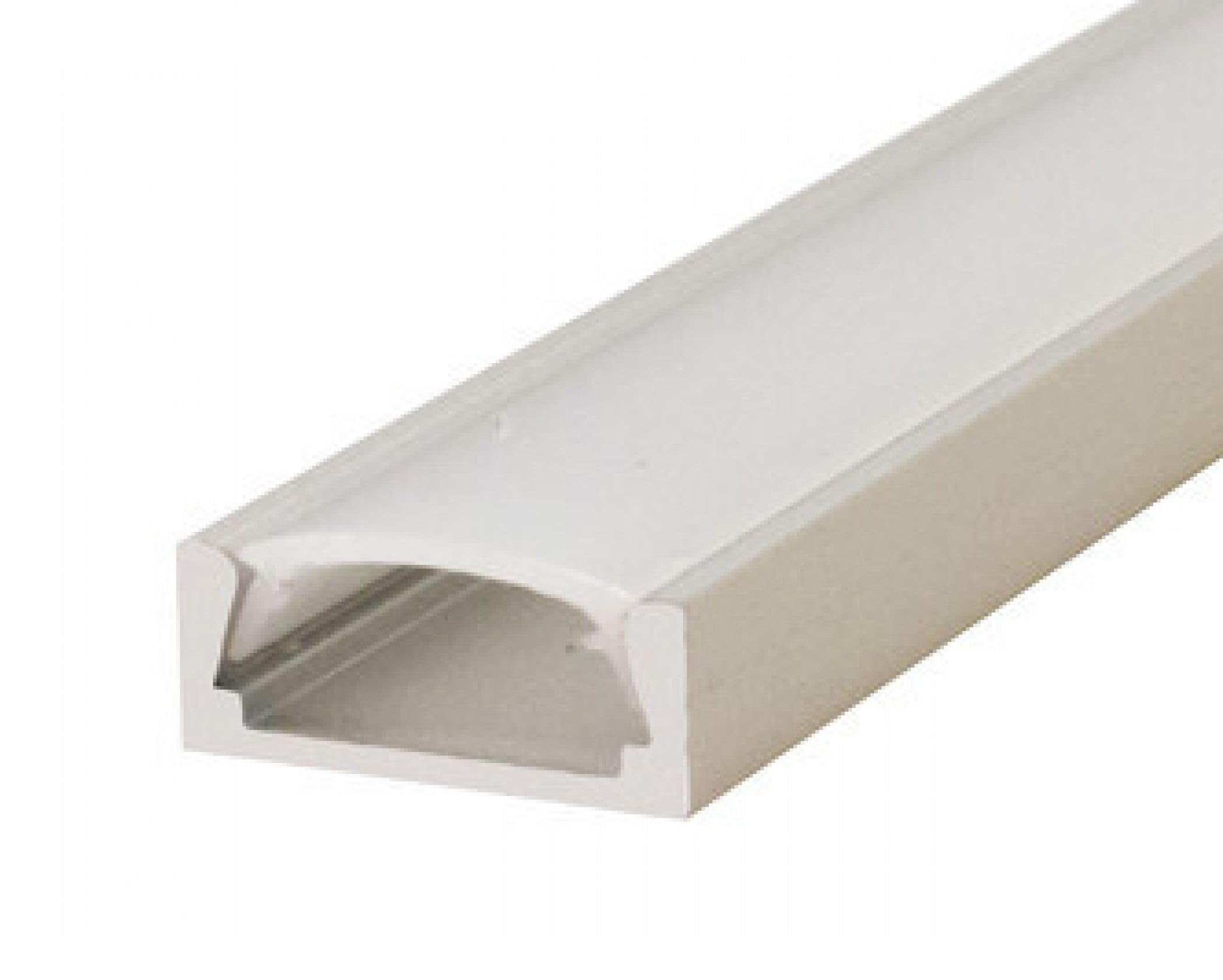 LED Tape Frosted Profile For 15.2mm x 6mm 1m Diffuser Surface-Mount Integral