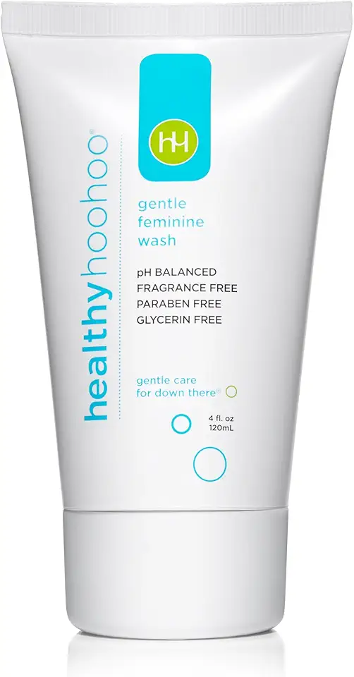 Gentle Feminine Wash for Women, pH Balanced Vulva Cleanser for Sensitive Skin, Plant Based Natural Hygiene, Unscented Vaginal Soap, Paraben and Glycerin Free (4 fl oz)