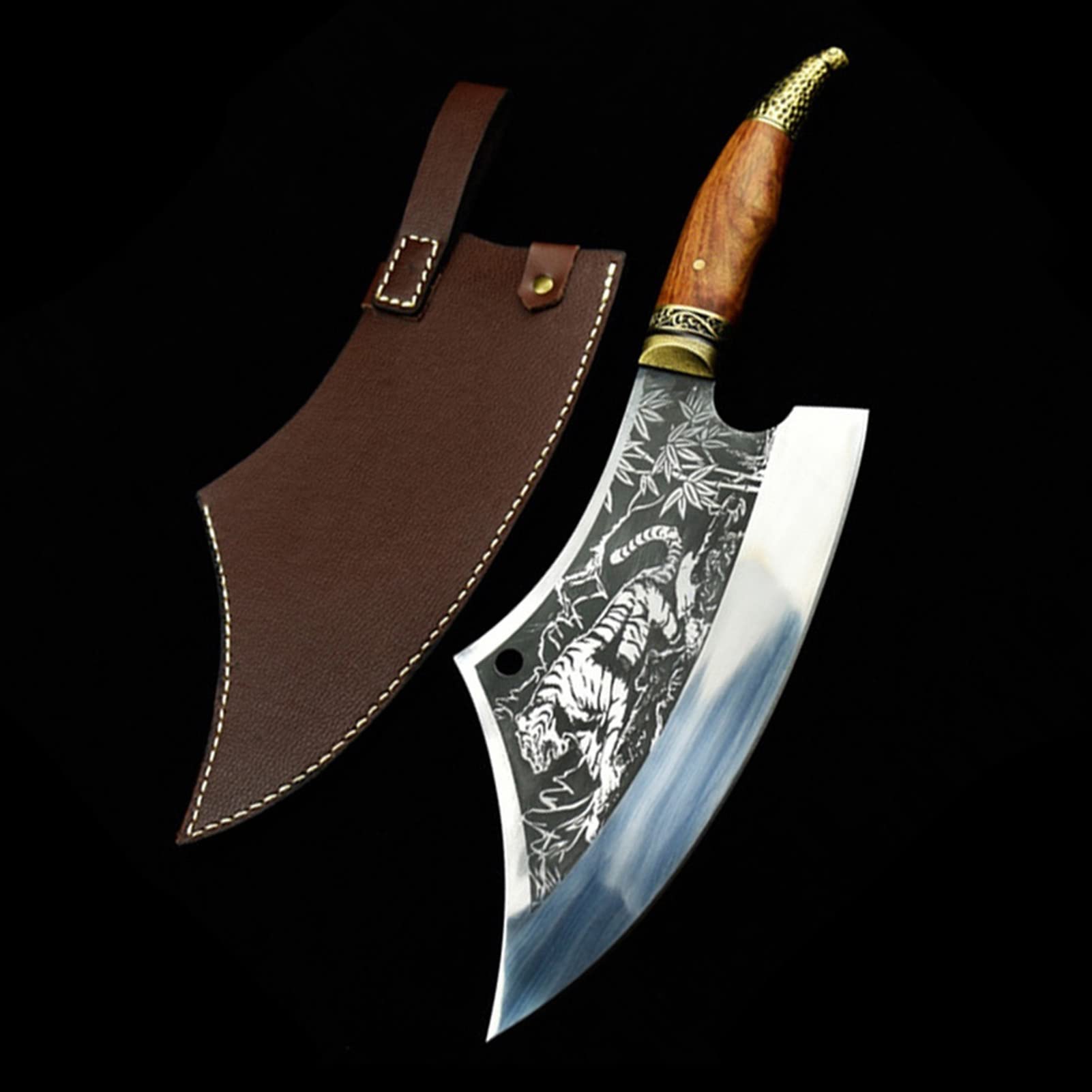 Coltelli da disosso Coltello da Cuoco Boning Piccolo Cuoco Professionale Cucina Cinese Chef Coltello Coltello Cleaver Clitter Verdure Cutter Strumenti di Cottura, 10,6 Pollici