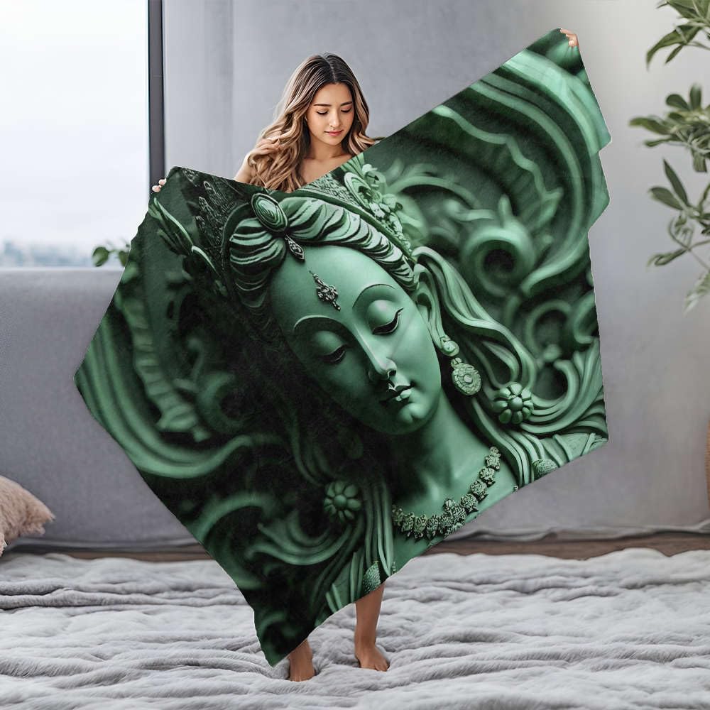 Couverture en peluche pour une ambiance zen et sereine chez vous