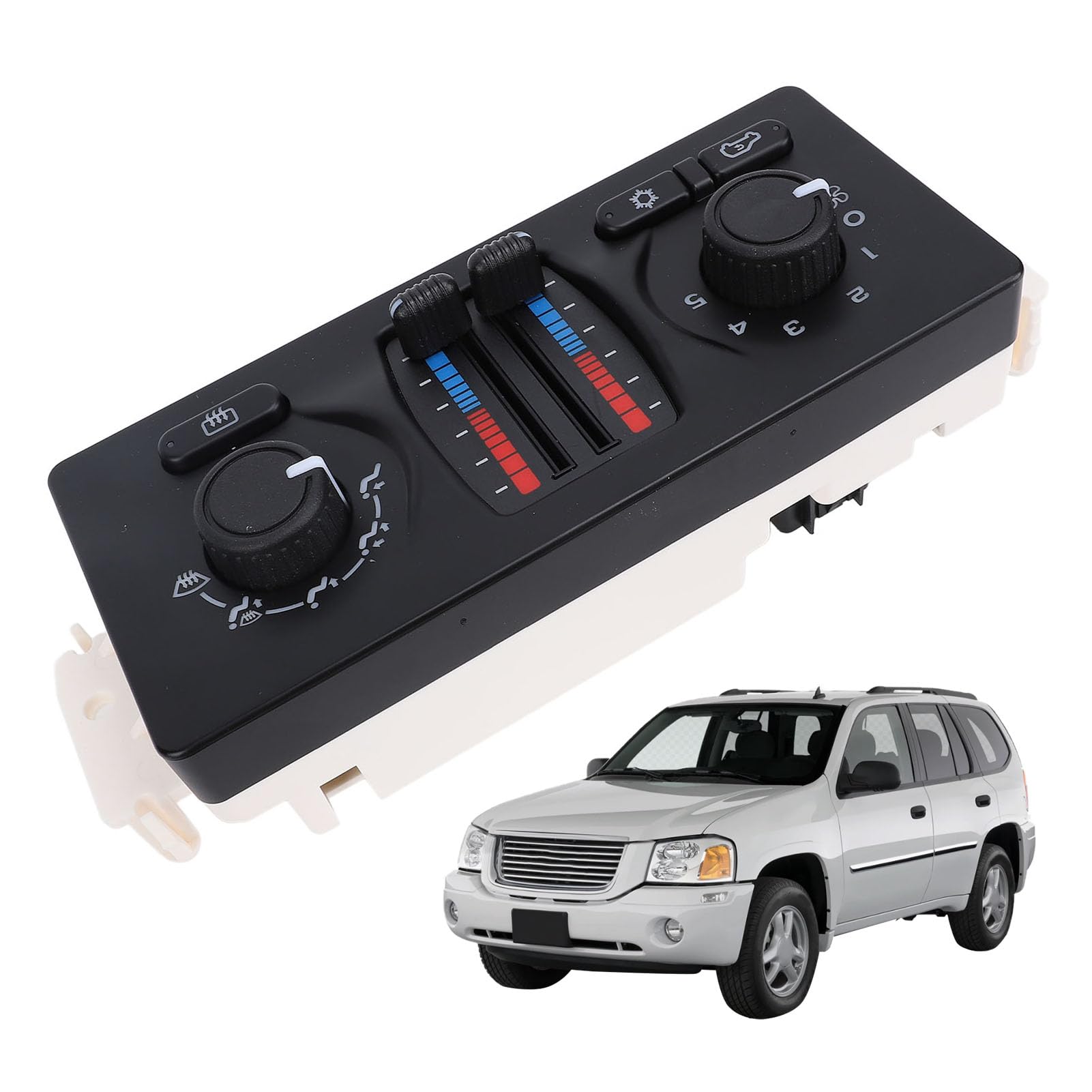Wakects Módulo de Control de Clima, Material ABS, Configuración Automática, Respuesta Rápida, Apto para Rainier 2004-2007, Trailblazer 2002-2009, Comodidad Mejorada