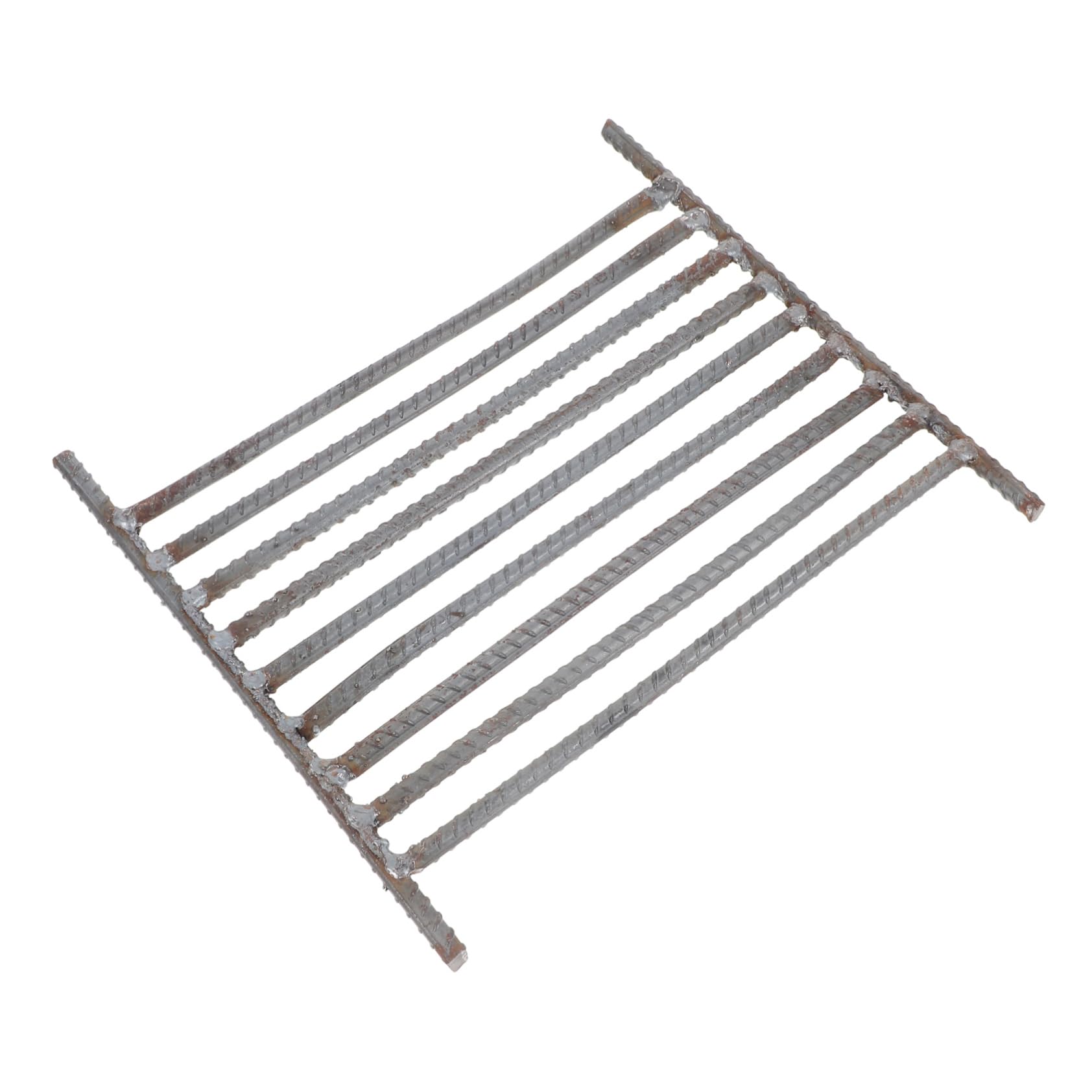 Supvox Grillrost Rechteckig aus Stahl Grillrost für Feuerstelle Hitzebeständig und Robust für Innen und Außenbereich für Kamin und Holzofen