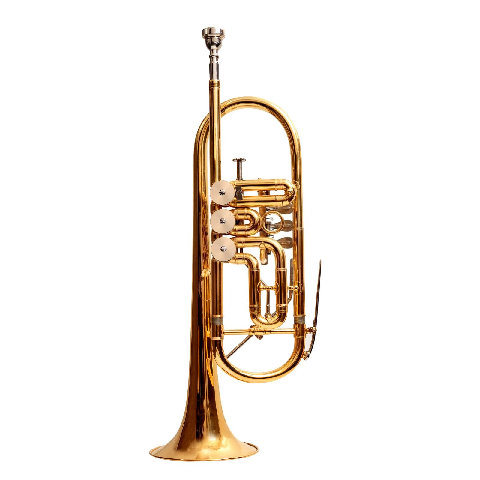 Accessori per Strumenti Musicali Pulsanti dello Strumento in Ottone Completo Piccolo Copertura Superiore e Inferiore, Pistone per Tromba, Pulsanti delle Dita per Manutenzione e