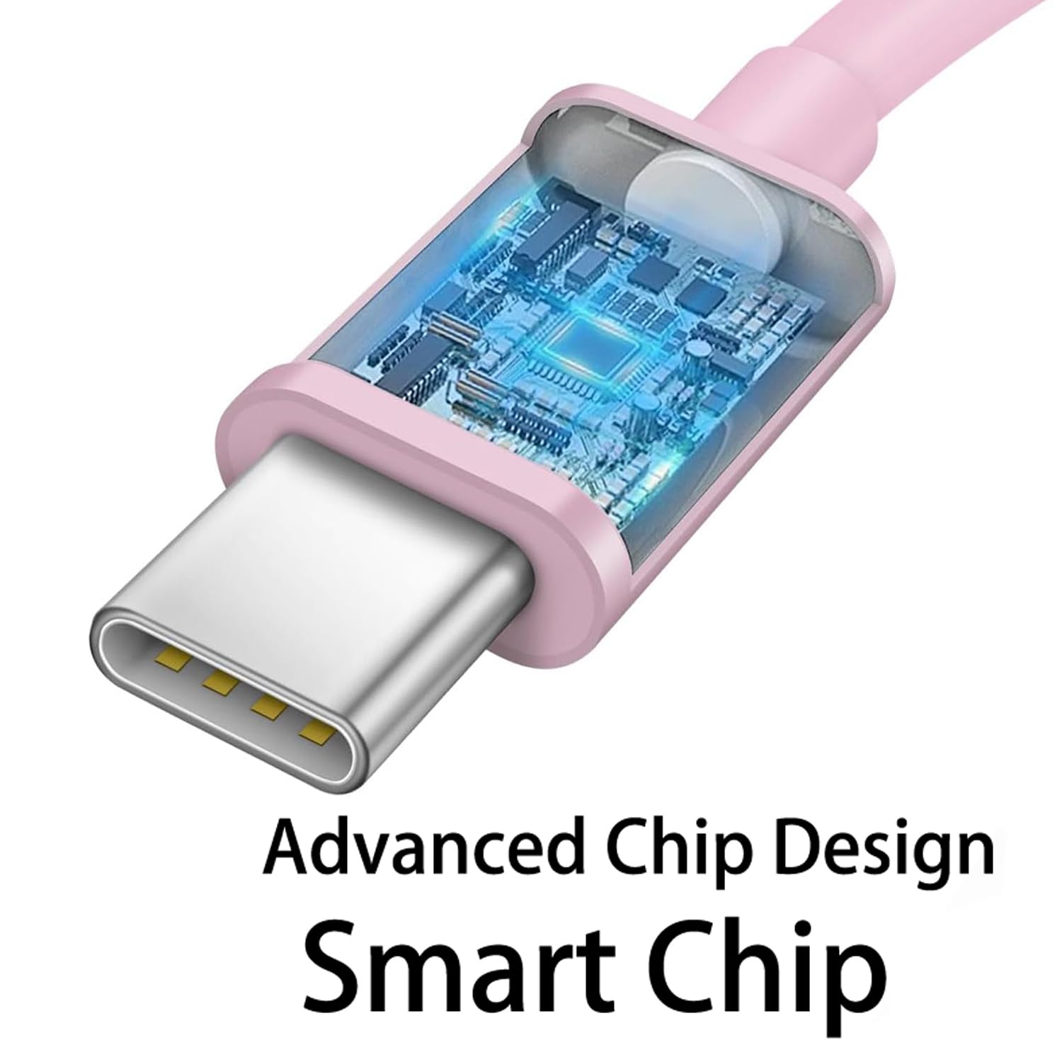 USB A to USB C Cable Pink Car Accessories iPhone 16 Pro Charger Cord Fast Type C Charging For iPhone 17 Air 15 Pro Max 16 Plus/16e, iPad Air 13/11, Samsung Galaxy Z Flip 7/6/5/4/Z Fold SE/A16/A15(3ft) - Image 2