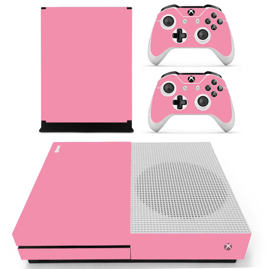 DOTBUY Vinyl Decal Full Body Skin Sticker For Microsoft Xbox One S Console And 2 Controllers And Kinect 2.0 (Carbon Fiber Black) — view 13