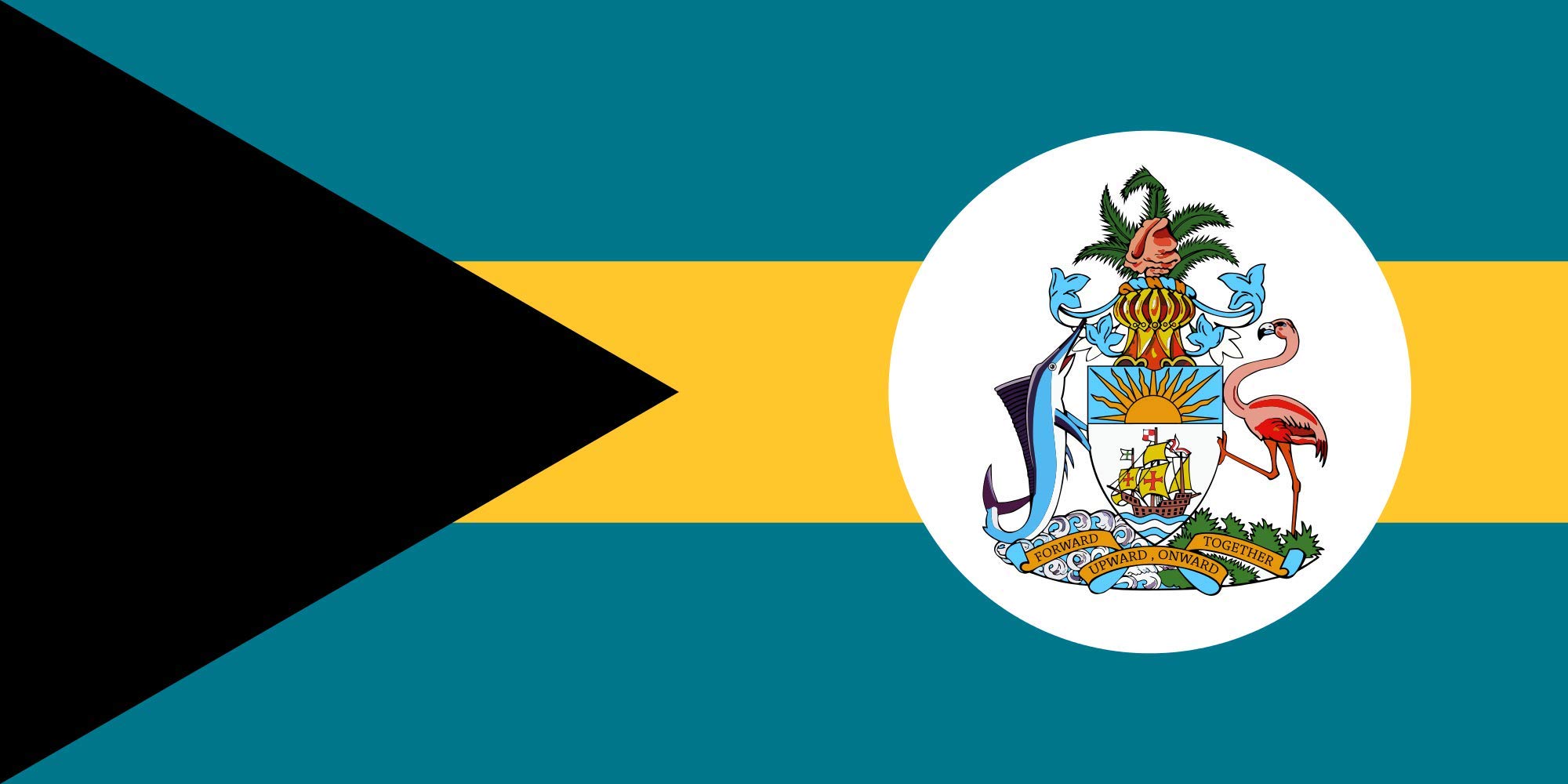Drapeau Bahamas Government ministers pour pavoiser vos événements officiels