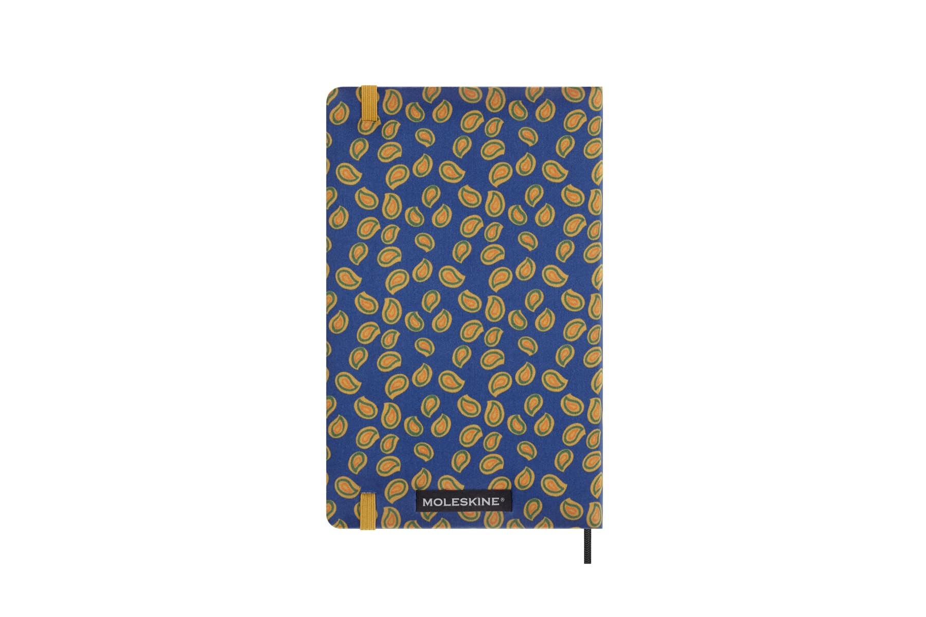 Moleskine Agenda Silk 12 miesięcy, tygodniowy niedatowany program, twarda okładka z włoskim jedwabiem firmy Mantero, elastyczne zamknięcie, z pudełkiem na prezent, rozmiar L 21 x 13 cm, kolor