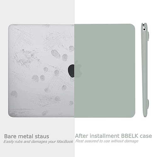 Miniatura 3 de B BELK Funda compatible con MacBook Air de 13 pulgadas 2022 2021 2020 2019 2018 A2337 M1 A2179 A1932 Touch ID, carcasa rígida de plástico mate,
