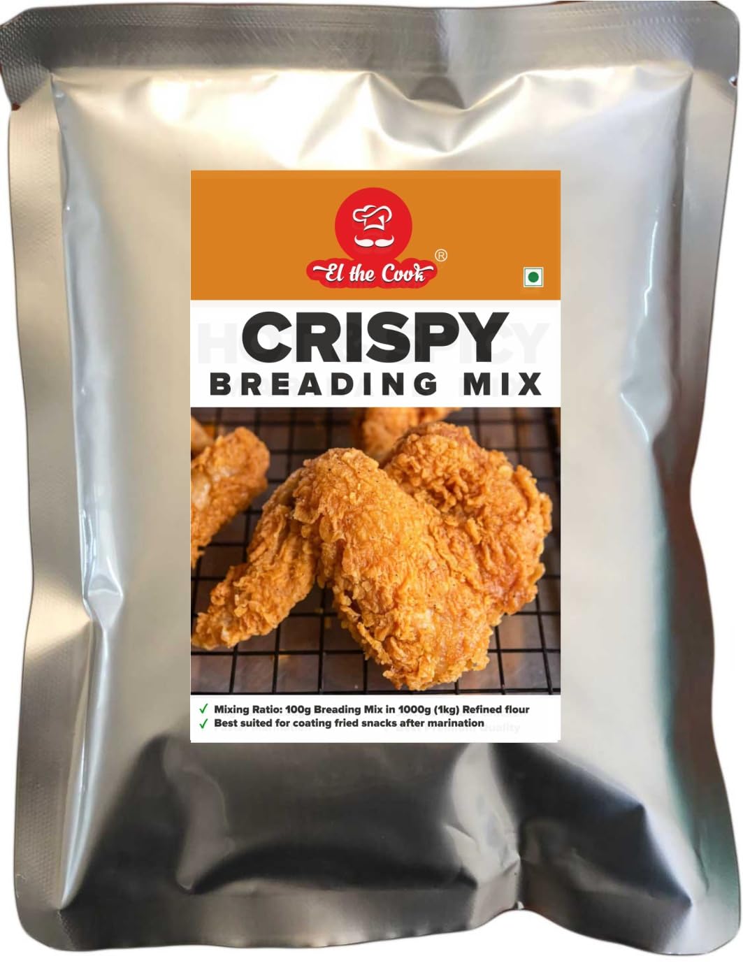 See full amazon price history chart for EL The Cook Crispy Breading Mix | Premium Seasoning Powder Masala | Marinate to make fried Chicken, Popcorn paneer, fish fingers | Easy to use, 100% Veg, 1 KG EL The Cook Crispy Breading Mix | Premium Seasoning Powder Masala | Marinate to make fried Chicken, Popcorn paneer, fish fingers | Easy to use, 100% Veg, 1 KG (B0D29XRTJG) Amazon Price History, Amazon Price Tracker