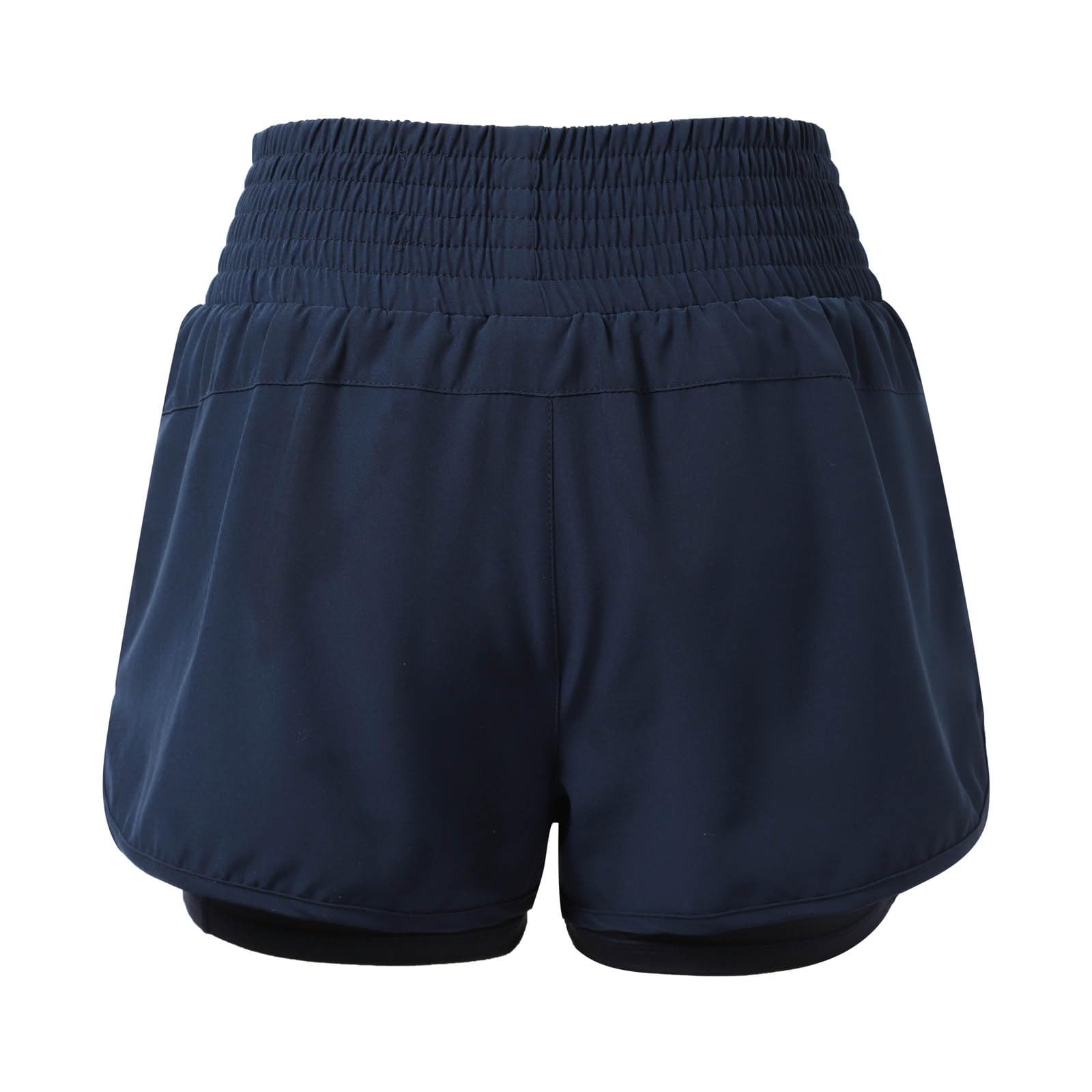 WWricotta Pantalones Cortos Yoga Cintura Alta con Forro, Transpirables Secado rápido para Gimnasio y Uso General, Mujer, Tejido elástico, cómodos funcionales, Bolsillo