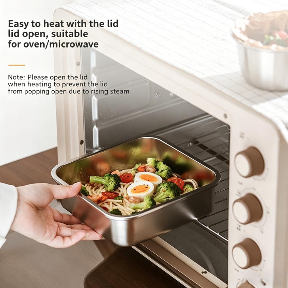 Set scolapasta in acciaio inox, 2 in 1, con coperchio, per scolare verdure, lavare riso, olio e acqua, contenitore per la preparazione degli alimenti
