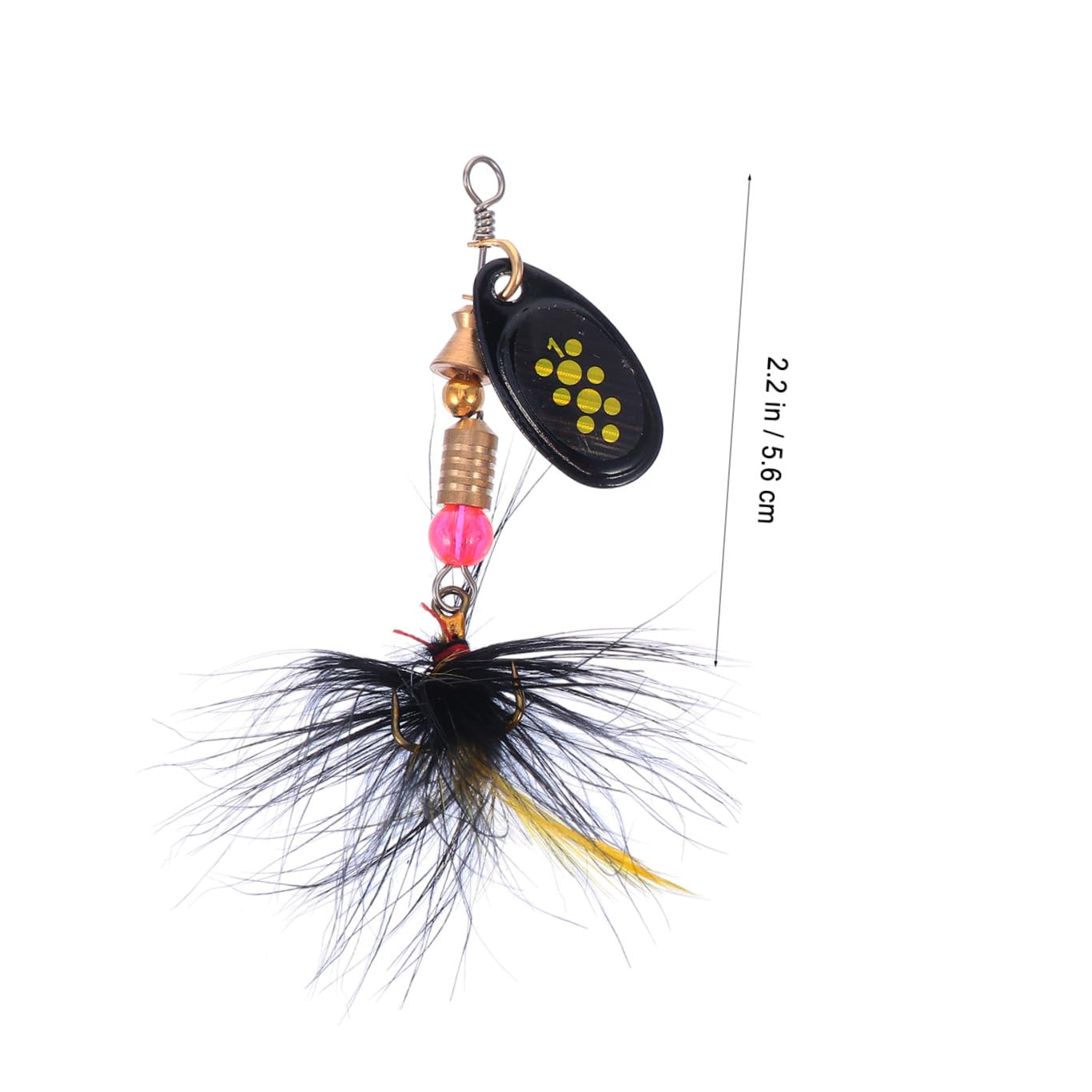 30pièces Leurres Sequins Kit De Leurres Artificiels avec Déguisés pour Truite Carnassiers Et Poissons