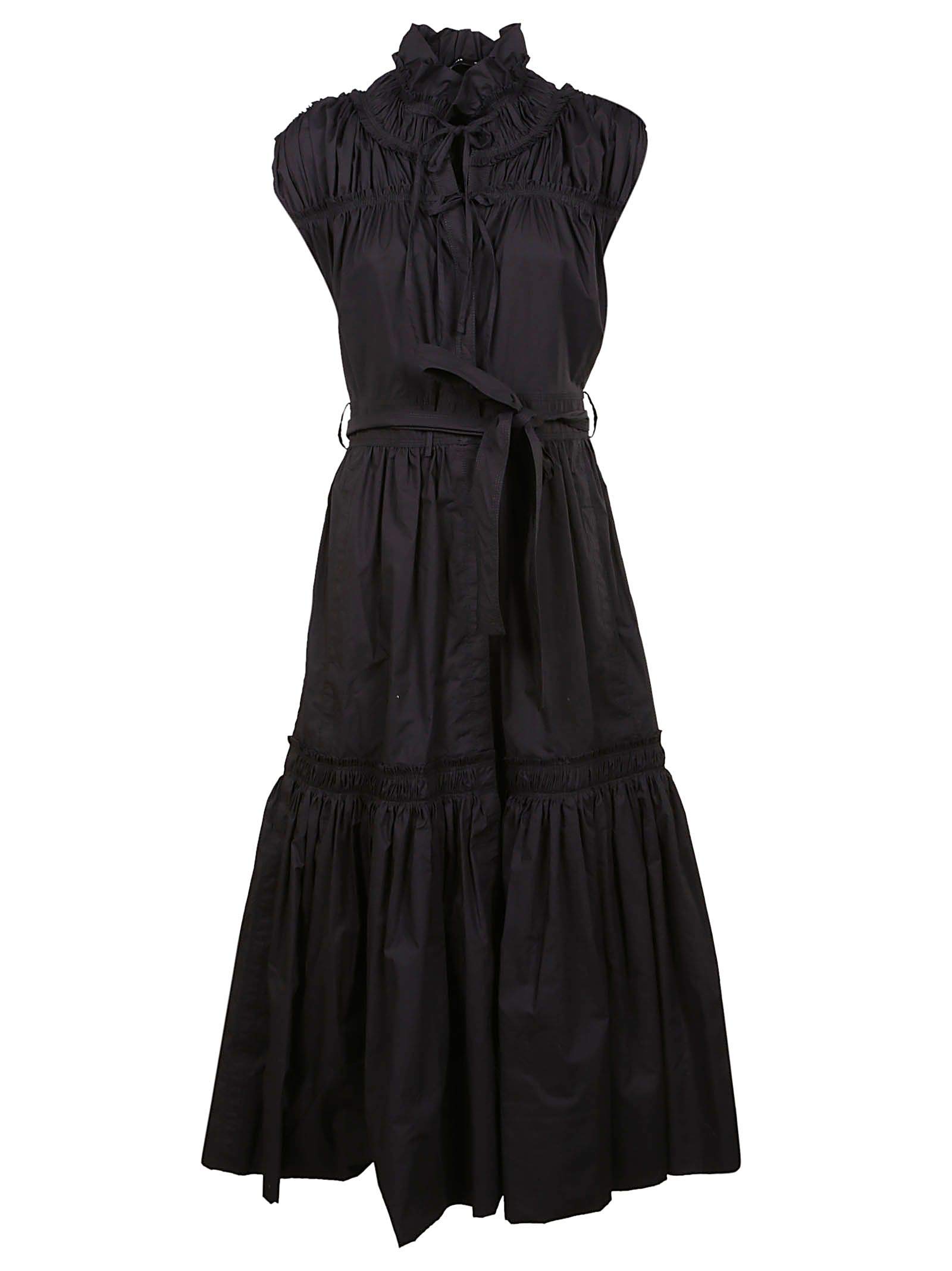 Proenza Schouler Luxury Fashion Womens R191300400200 Black Dress | Season Outlet