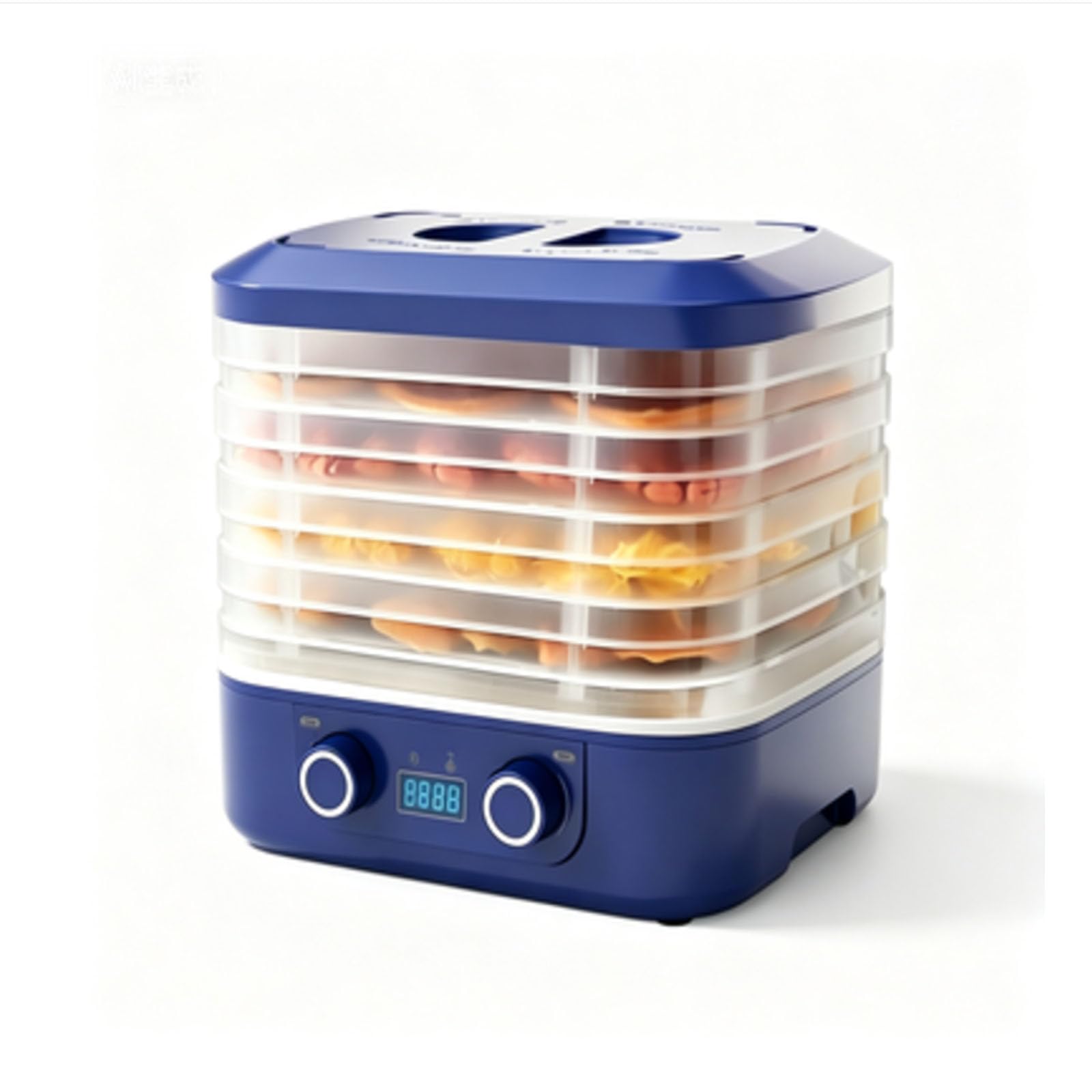 Liofilizzatore Domestico A 5 Vassoi Per Alimenti, Liofilizzatore Per Caramelle Con Timer Intelligente E Controllo Della Temperatura, Macchina Per Liofilizzare Snack Per Frutta, Carne E Verdura,