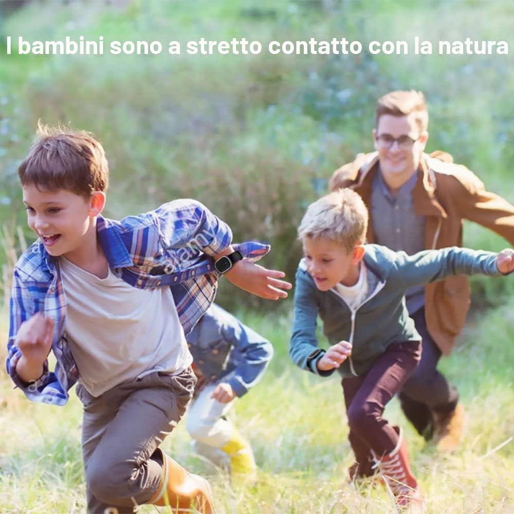 Braccialetto repellente per zanzare a ultrasuoni, elettronico, bionico, repellente per zanzare e insetti, orologio da polso per accessori da viaggio e campeggio (Beige-Display digitale)