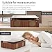 2500mAh CD Player Portable, Retro CD Bluetooth Player with Dual Speakers for Home/Car, Wood Boombox Rechargeable Player with Remote Control,USB Type-c,Support CD/CD-R/CD-RW/MP3,Headphone Jack(Brown)