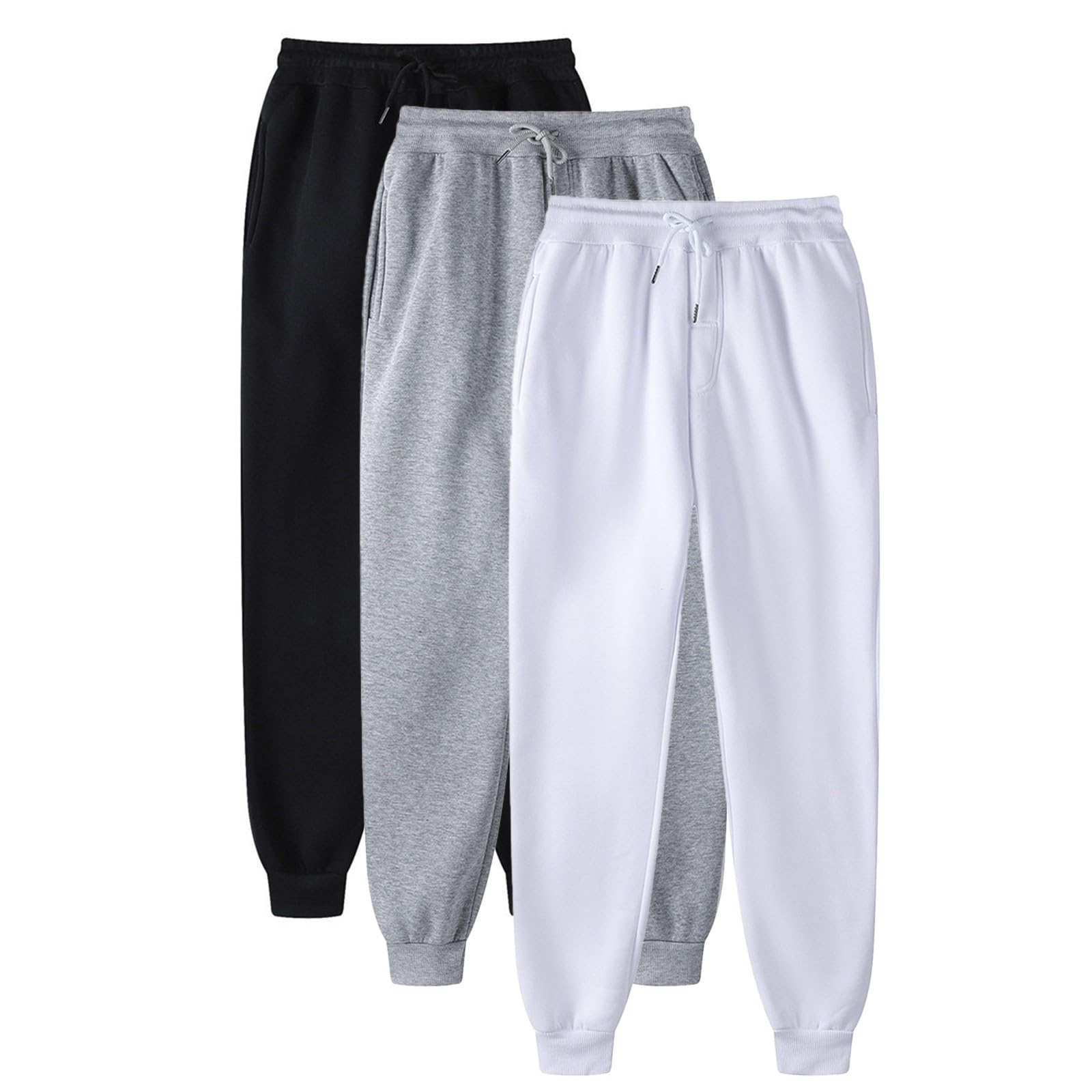 3pc Pantalon Jogging Large Femme Anti UV Pantalon Sarouel Pantacourt Sport | Sportswear Baggy De Jogging Randonnée Danse Plage Travail Fitness Tenue Festival Vêtements Grandes Tailles Uni Capri Pants