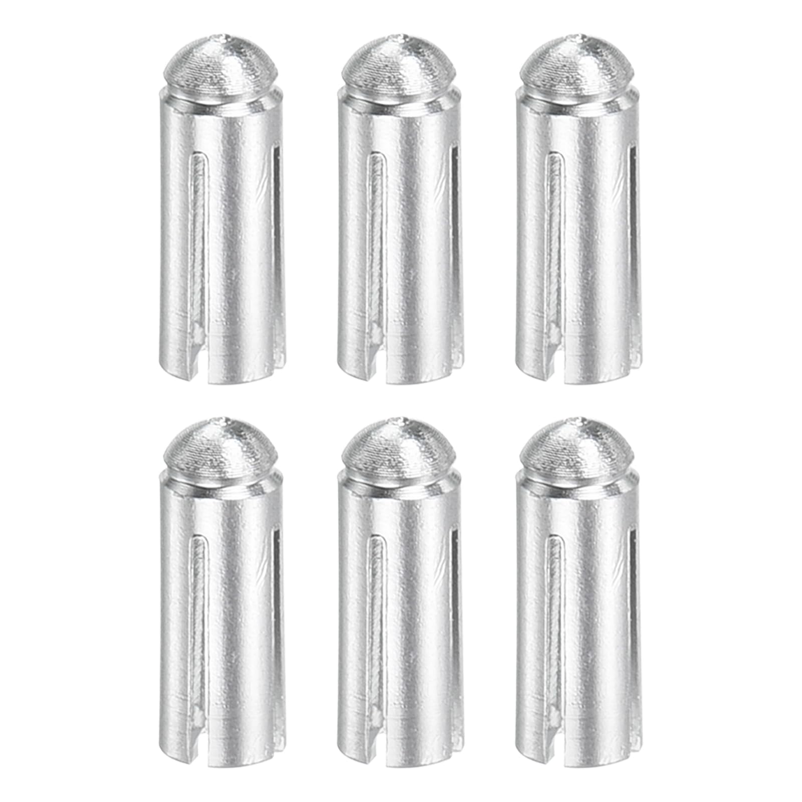 YOKIVE 6 Pcs Dart Flight Protectors, Indoor Outdoor Aluminum Alloy Dart Accessory Wing Savers | Home, Club, Steel and Plastic Flights (Silver Tone)